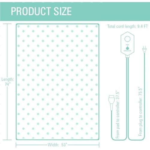 Almohadilla Calentadora Doble Shield Life TheraMat Lite 99% EMF