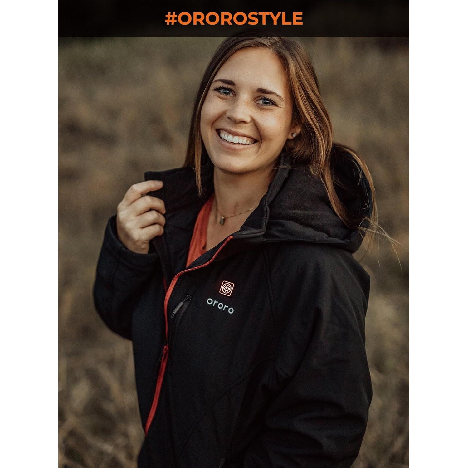 Chaqueta Térmica ORORO para Mujeres con 4 Zonas de Calor