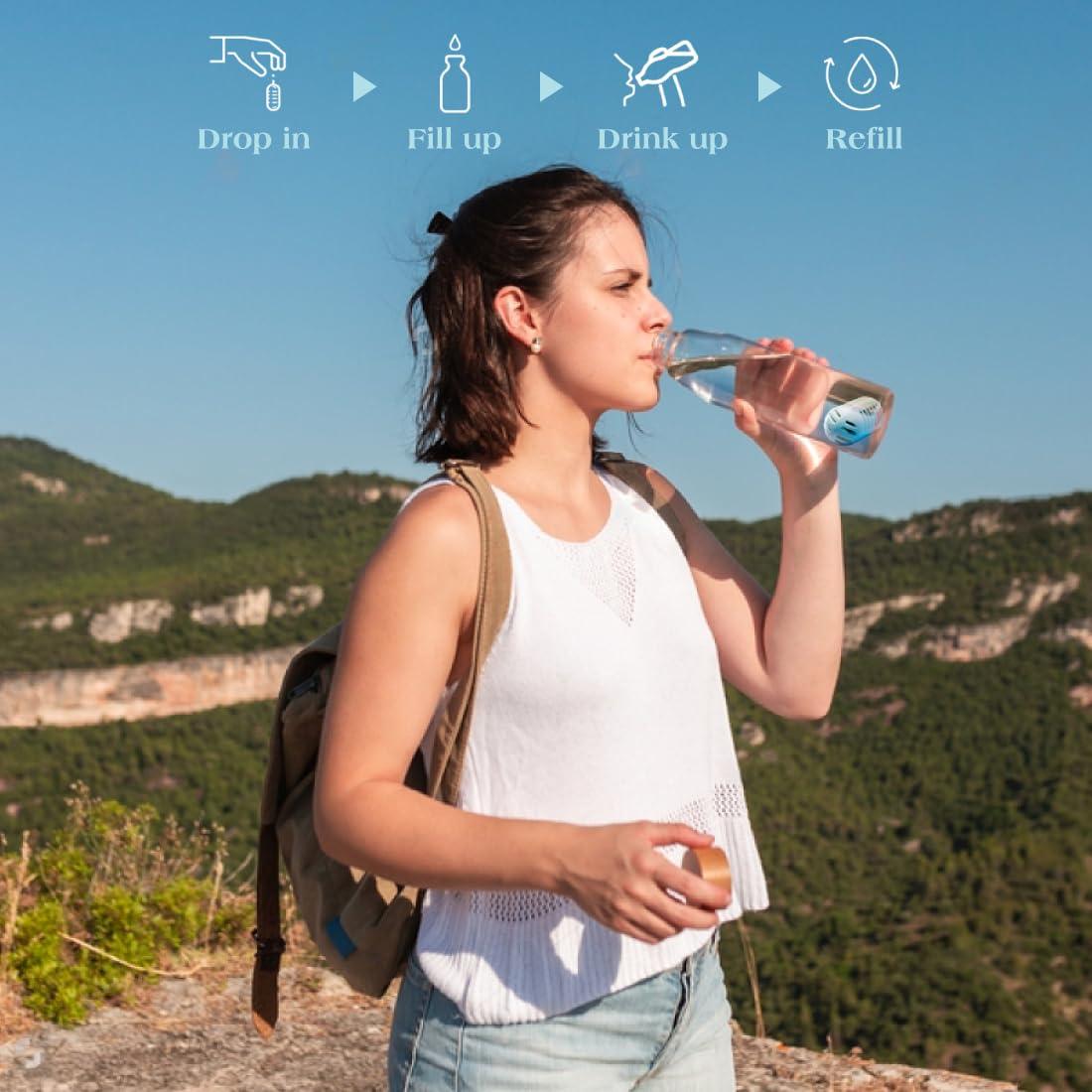 Purificador de Agua PuriBloc GOpure, Filtro Portátil 2 Piezas