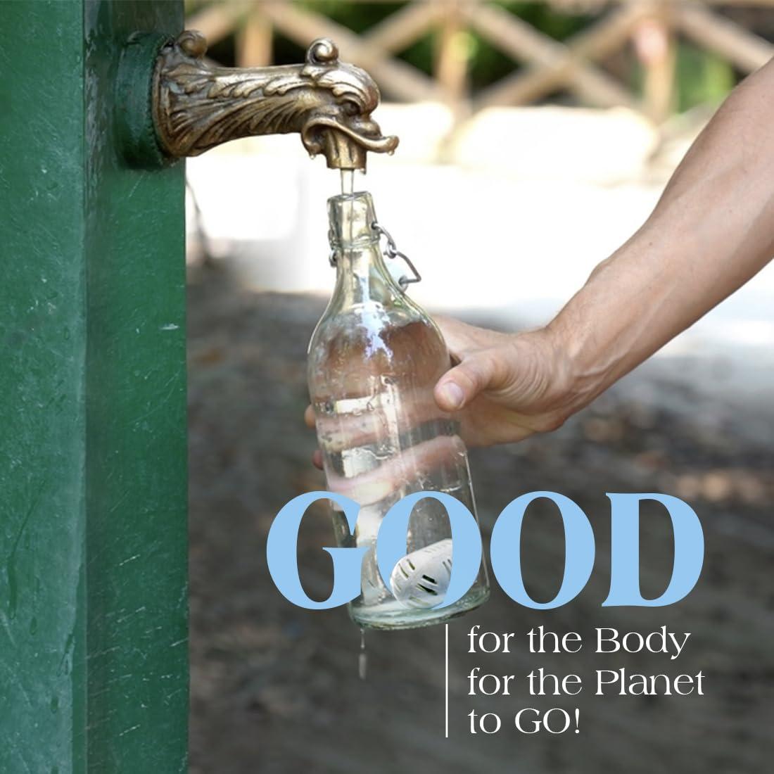 Purificador de Agua PuriBloc GOpure, Filtro Portátil 2 Piezas