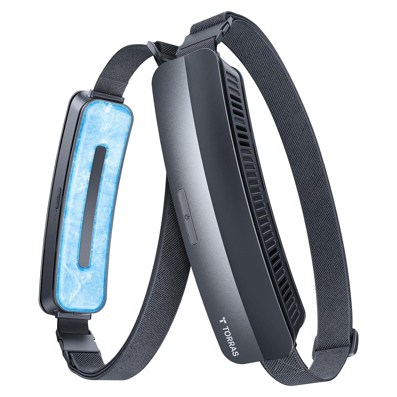 Ventilador Portátil de Cintura TORRAS COOLiFY Zona 3 Negro