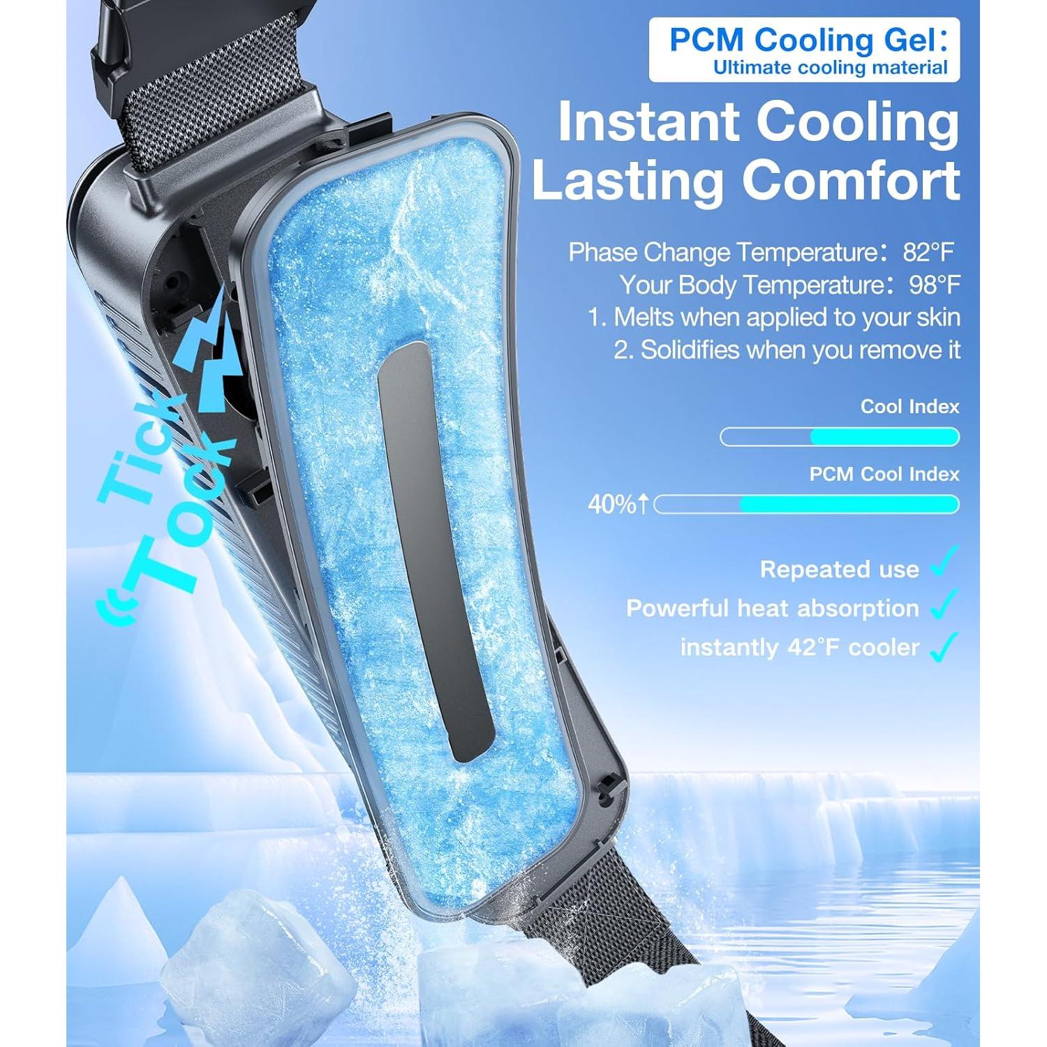 Ventilador Portátil de Cintura TORRAS COOLiFY Zona 3 Negro