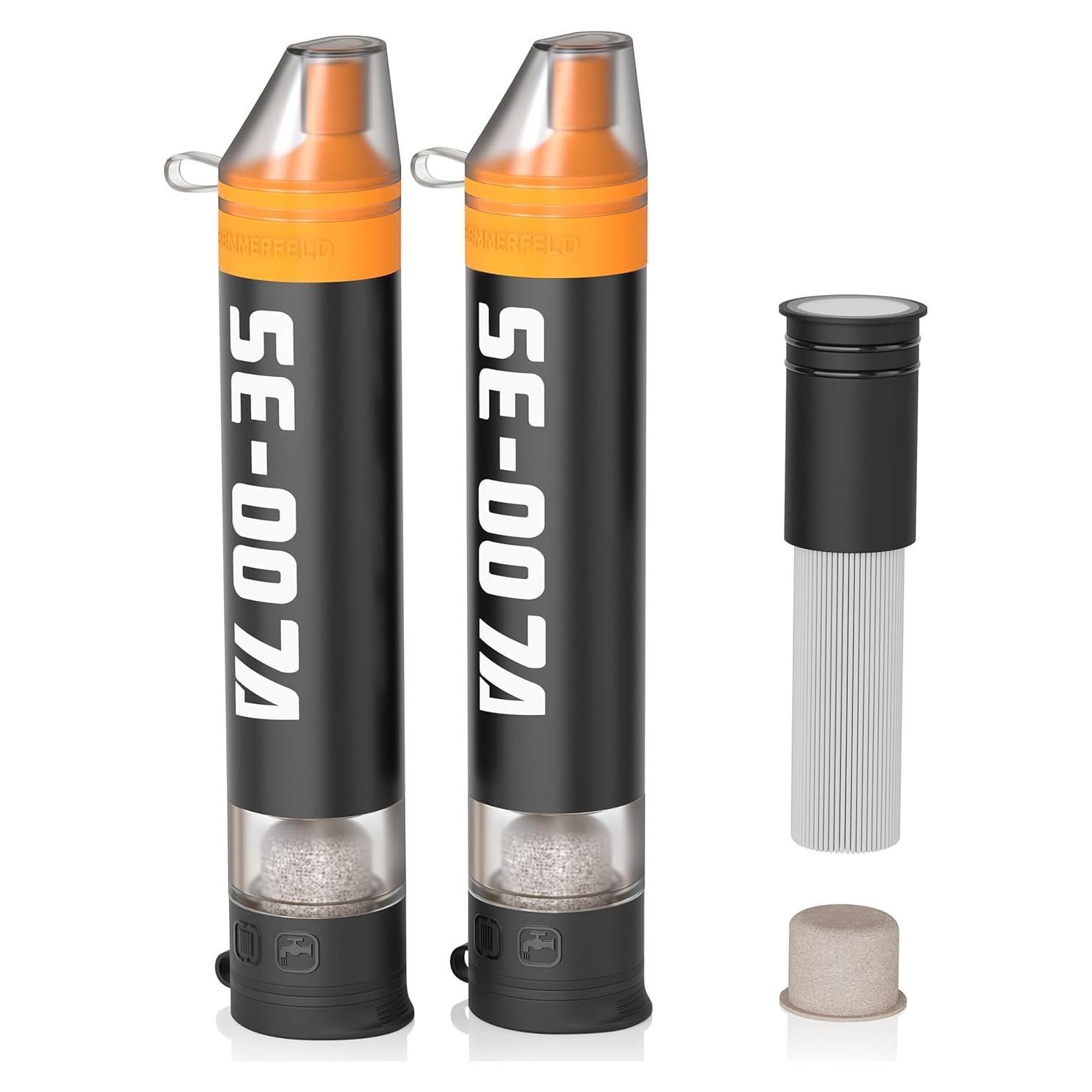 Filtro de Agua Personal SEMMERFELD 2 Pack Portátil