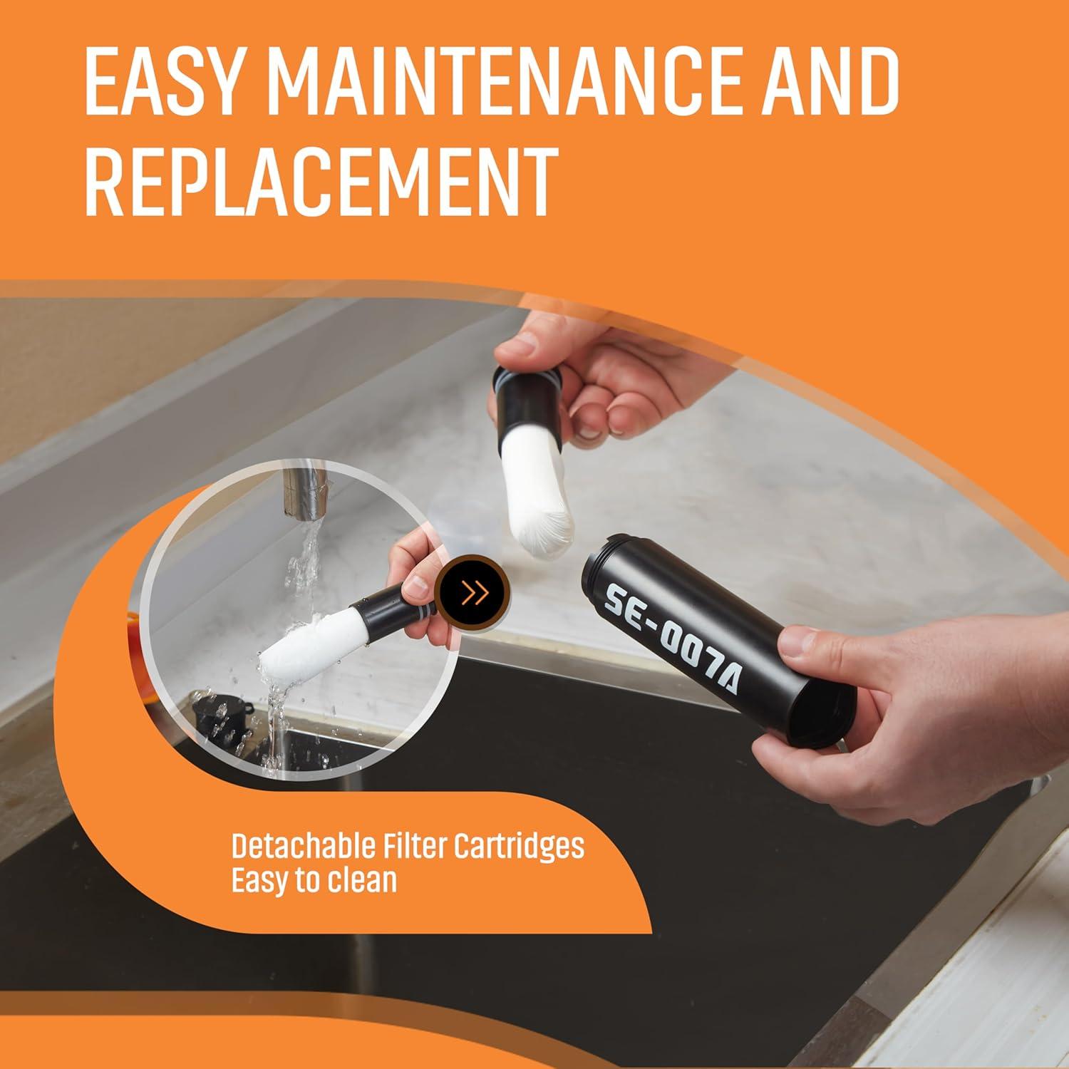 Filtro de Agua Personal SEMMERFELD 2 Pack Portátil