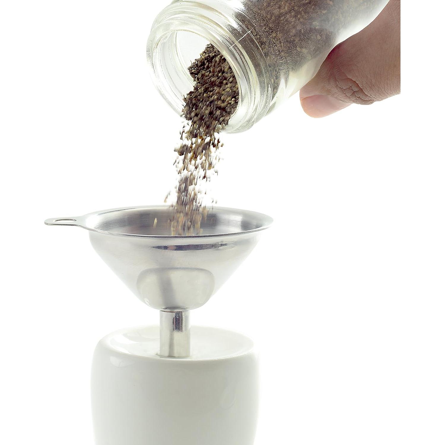 Set de 3 Embudos de Acero Inoxidable Norpro, 7cm a 3.8cm