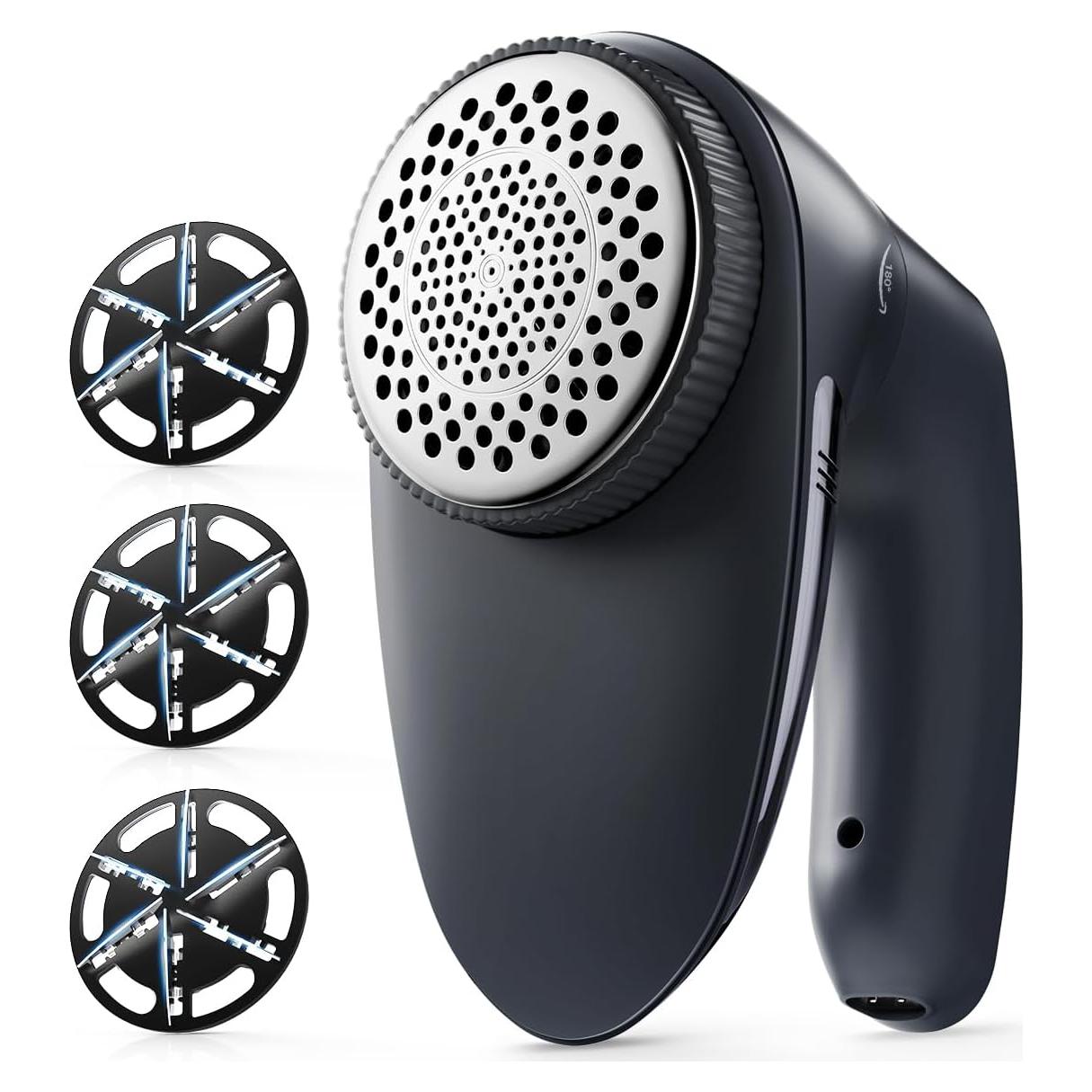 Quitapelusas Eléctrico POPCHOSE Recargable con 3 Cuchillas