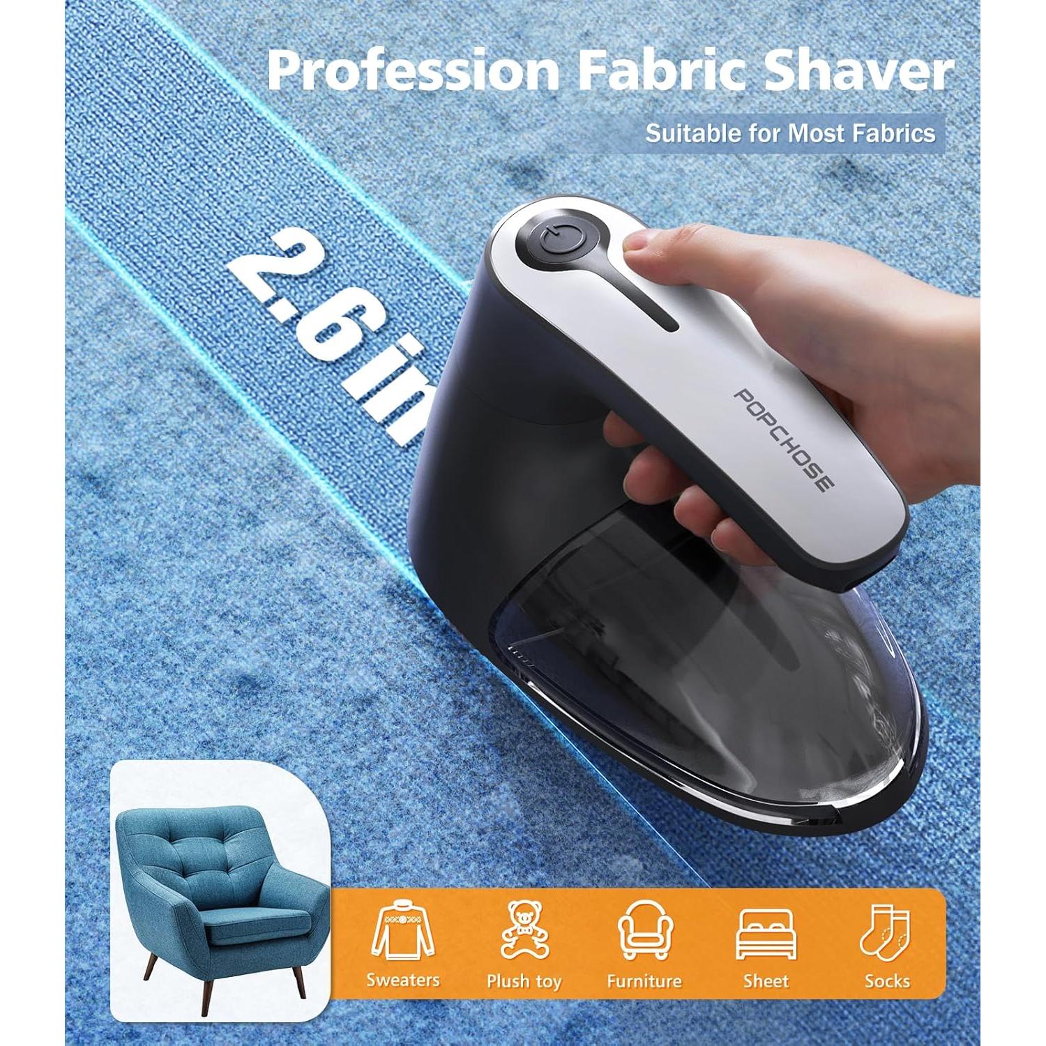 Quitapelusas Eléctrico POPCHOSE Recargable con 3 Cuchillas