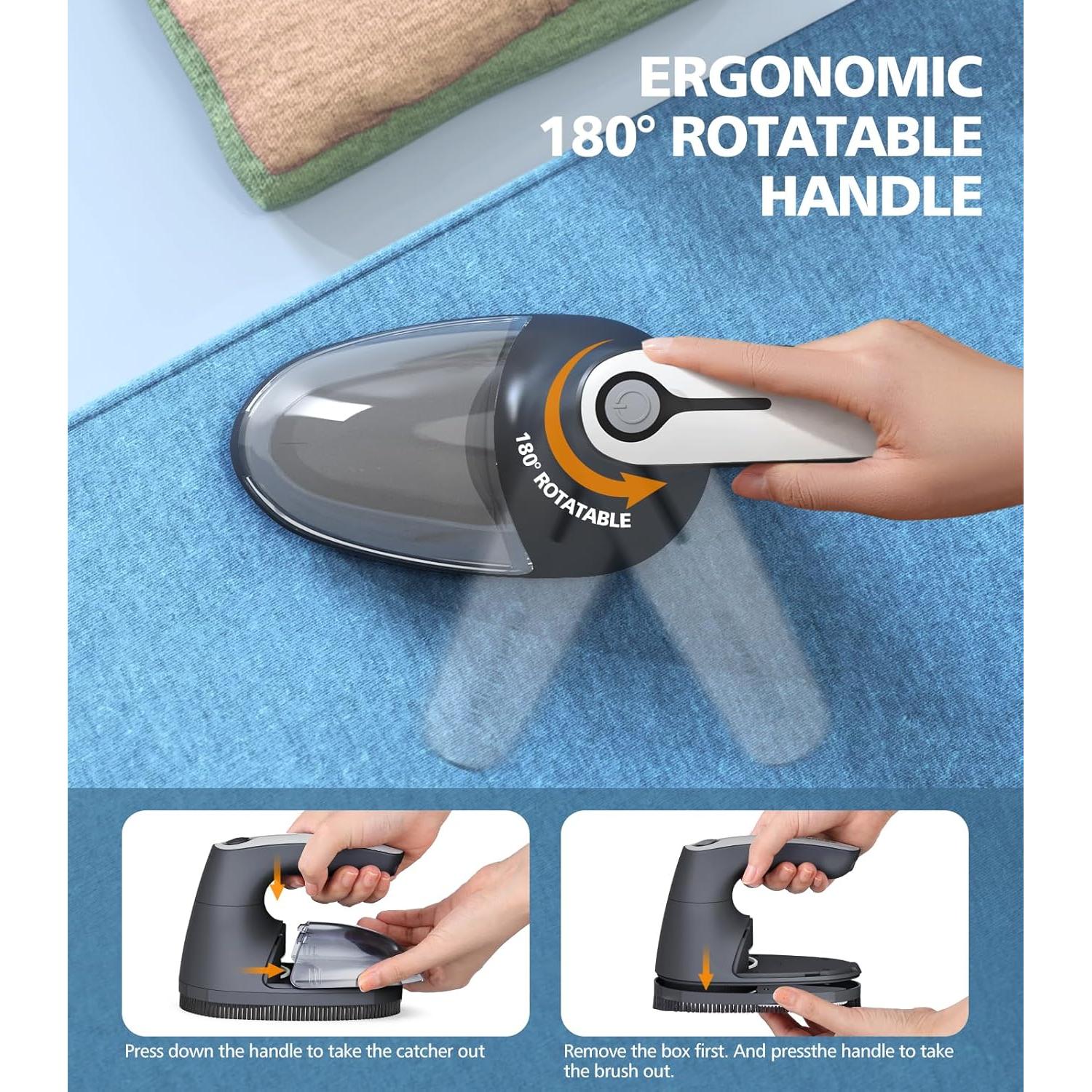 Quitapelusas Eléctrico POPCHOSE Recargable con 3 Cuchillas