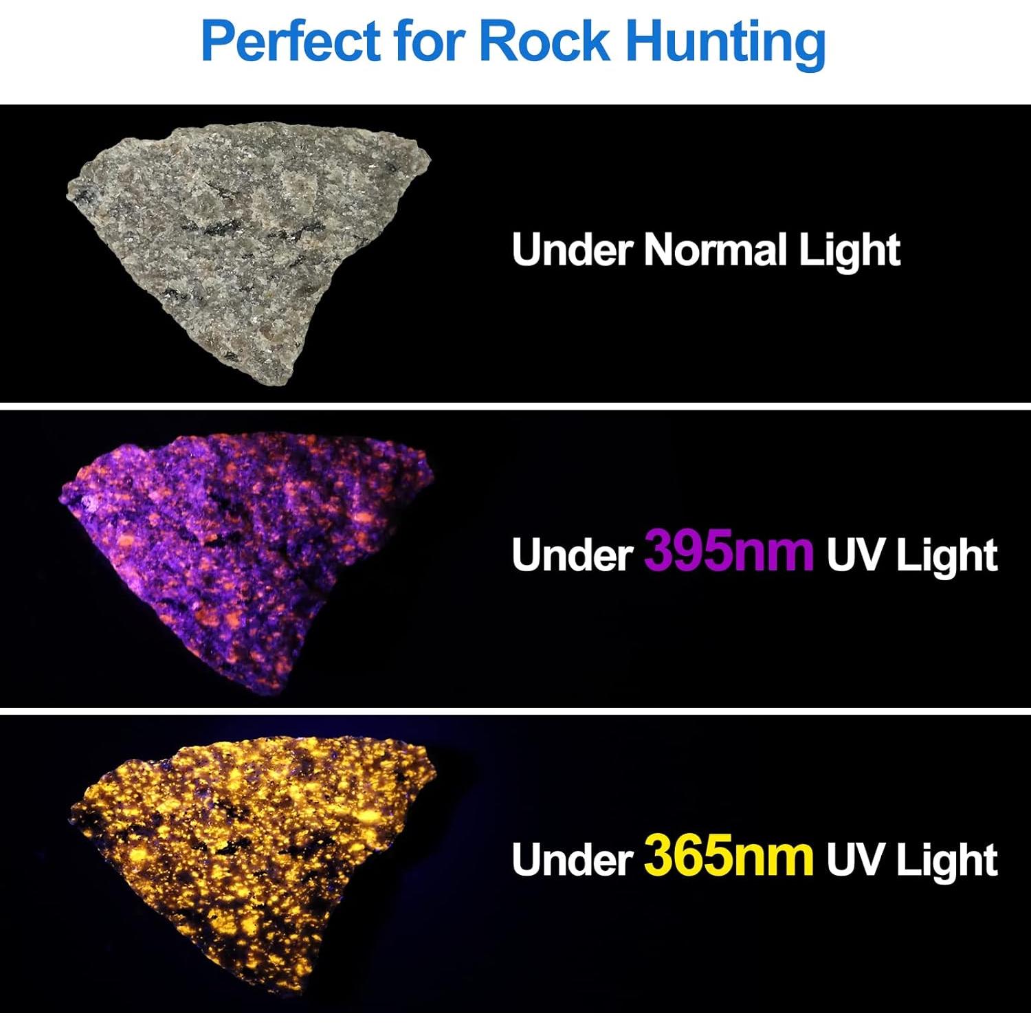 Linterna UV 365nm Vansky S5C para Detección de Orina de Mascotas