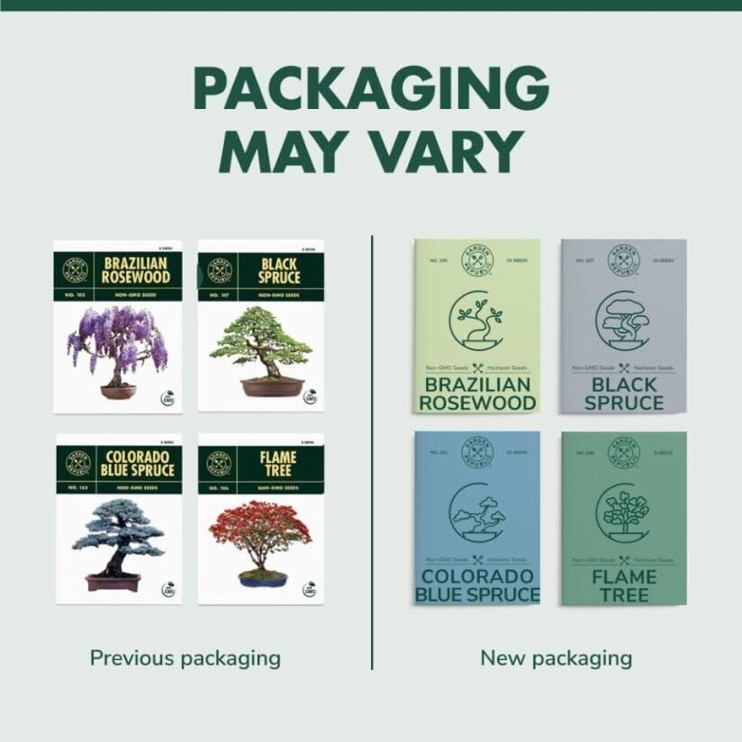 Kit de Inicio Bonsai Garden Republic - 4 Semillas, Tijeras, Tierra