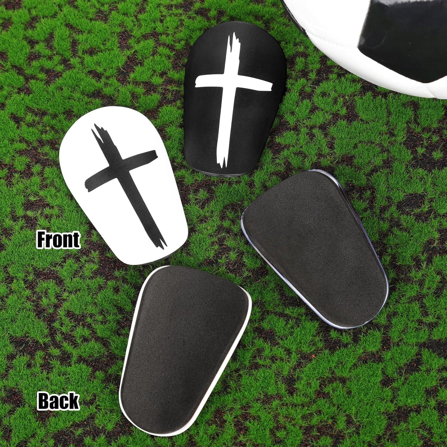 2 Pares de Espinilleras de Fútbol NQEUEPN Mini 8x5 cm