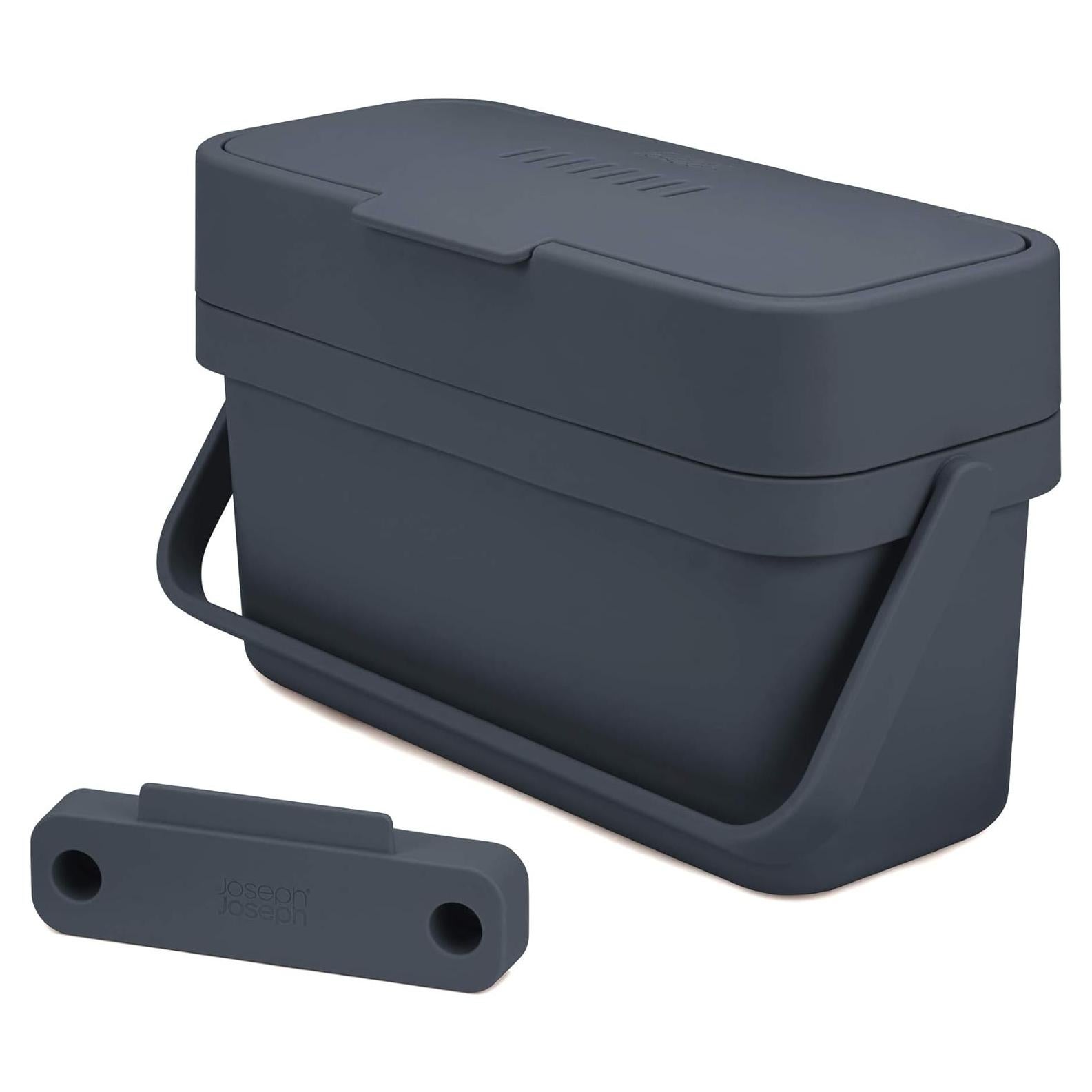 Caddy de Residuos Alimentarios Joseph Joseph 4L Montable Grafito