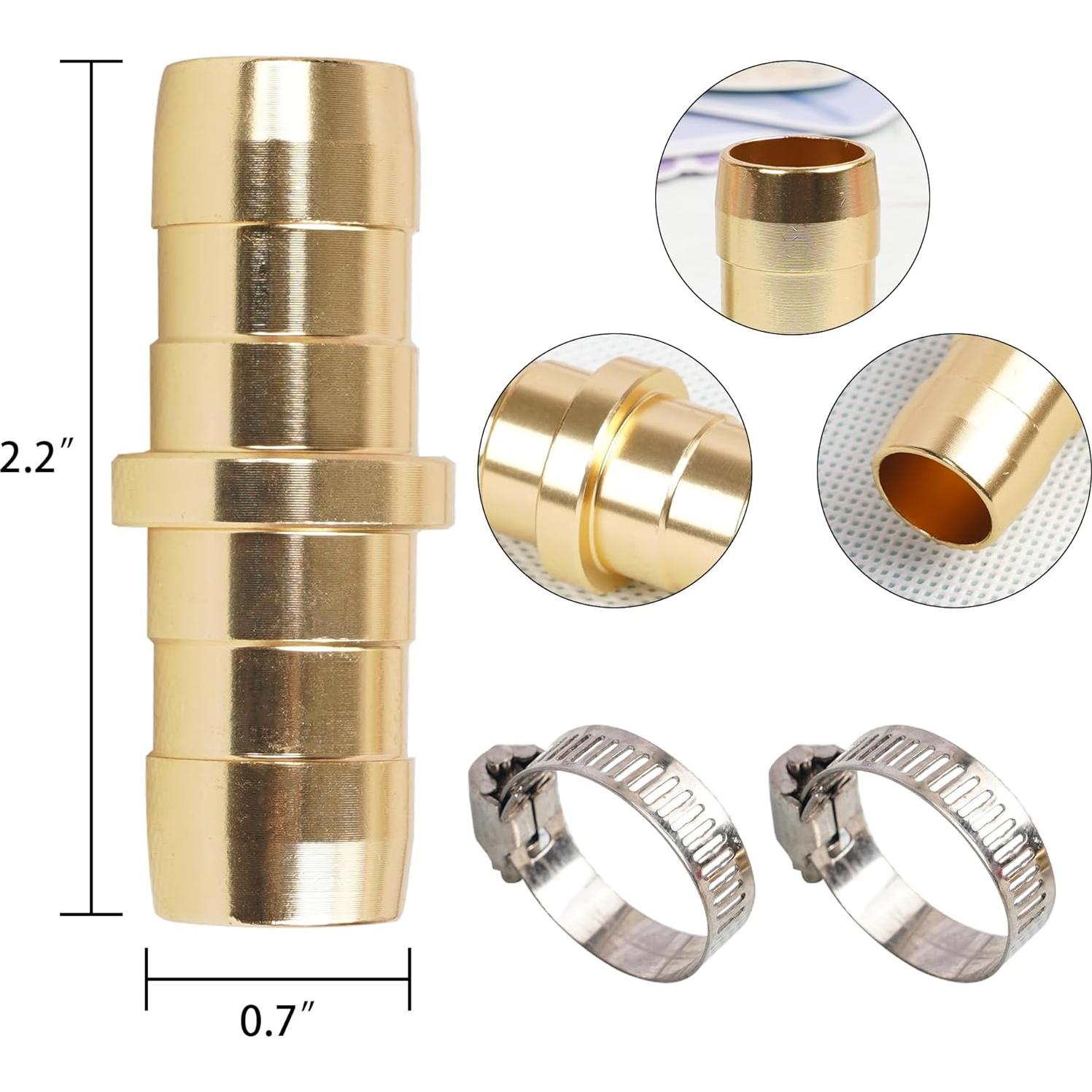 Kit de Reparación de Manguera Hourleey 4 Piezas Aluminio