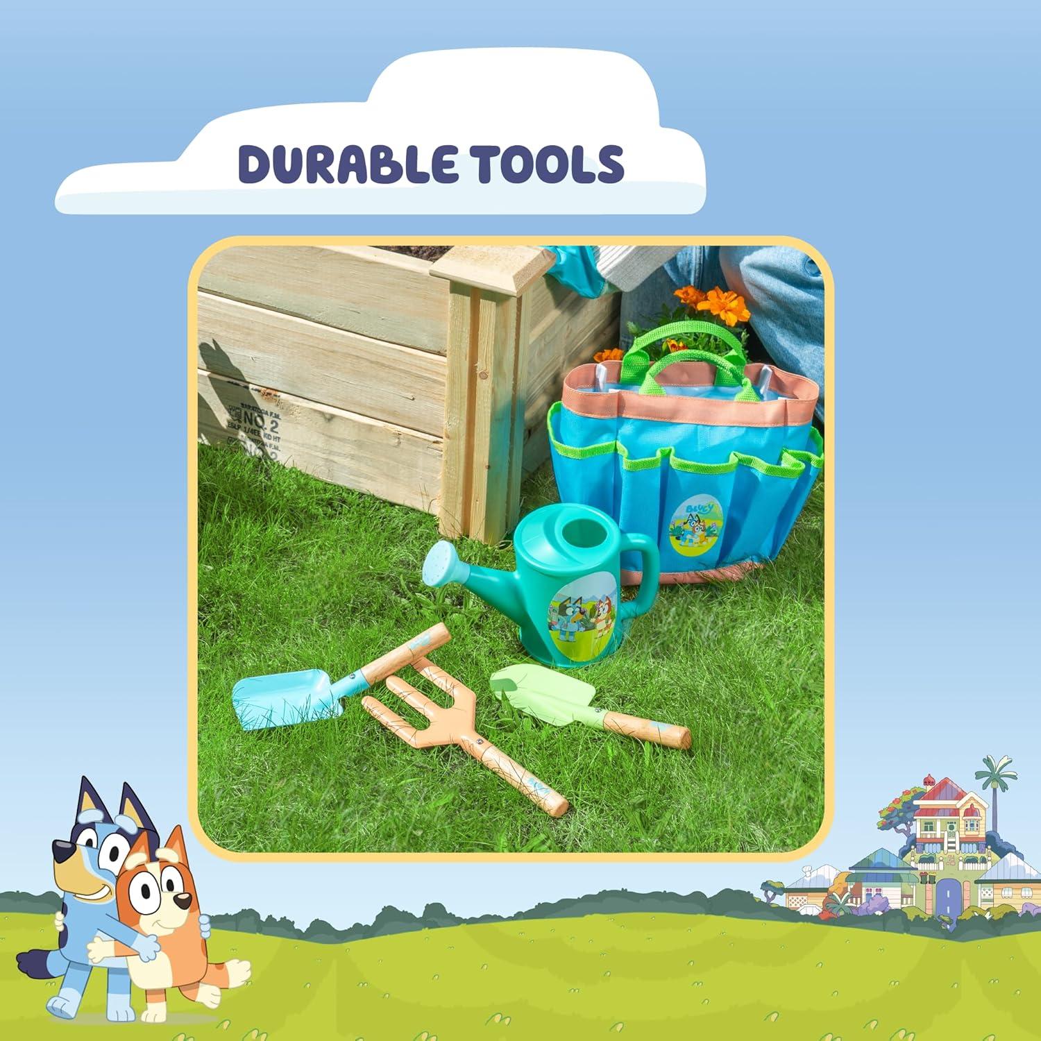 Set de Jardinería Bluey para Niños | Incluye Regadera y Guantes