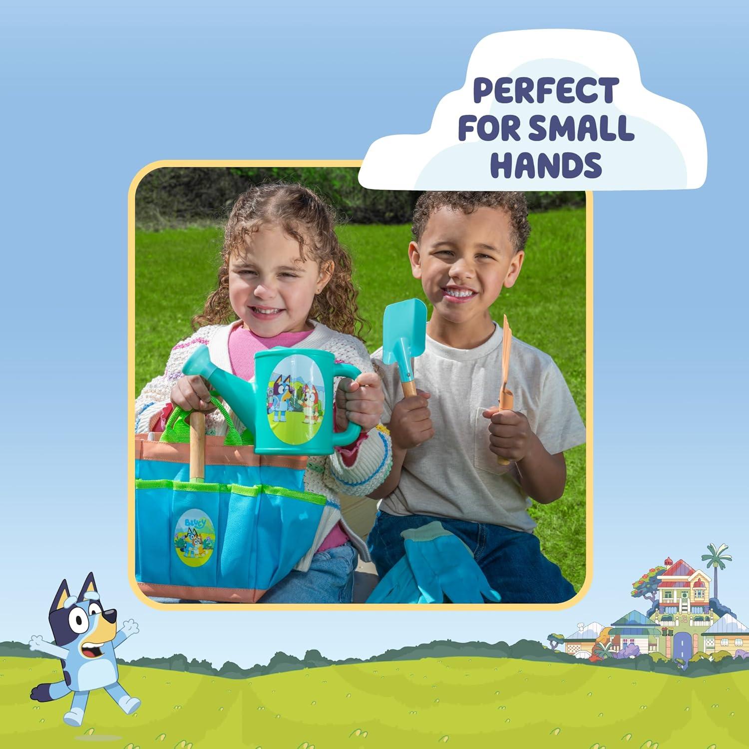 Set de Jardinería Bluey para Niños | Incluye Regadera y Guantes