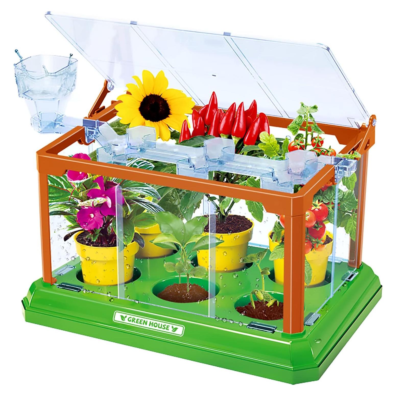 Kit de Jardinería para Niños EXBEPE Invernadero 27x25cm