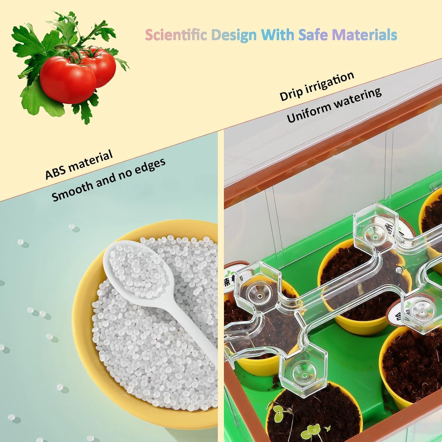 Kit de Jardinería para Niños EXBEPE Invernadero 27x25cm