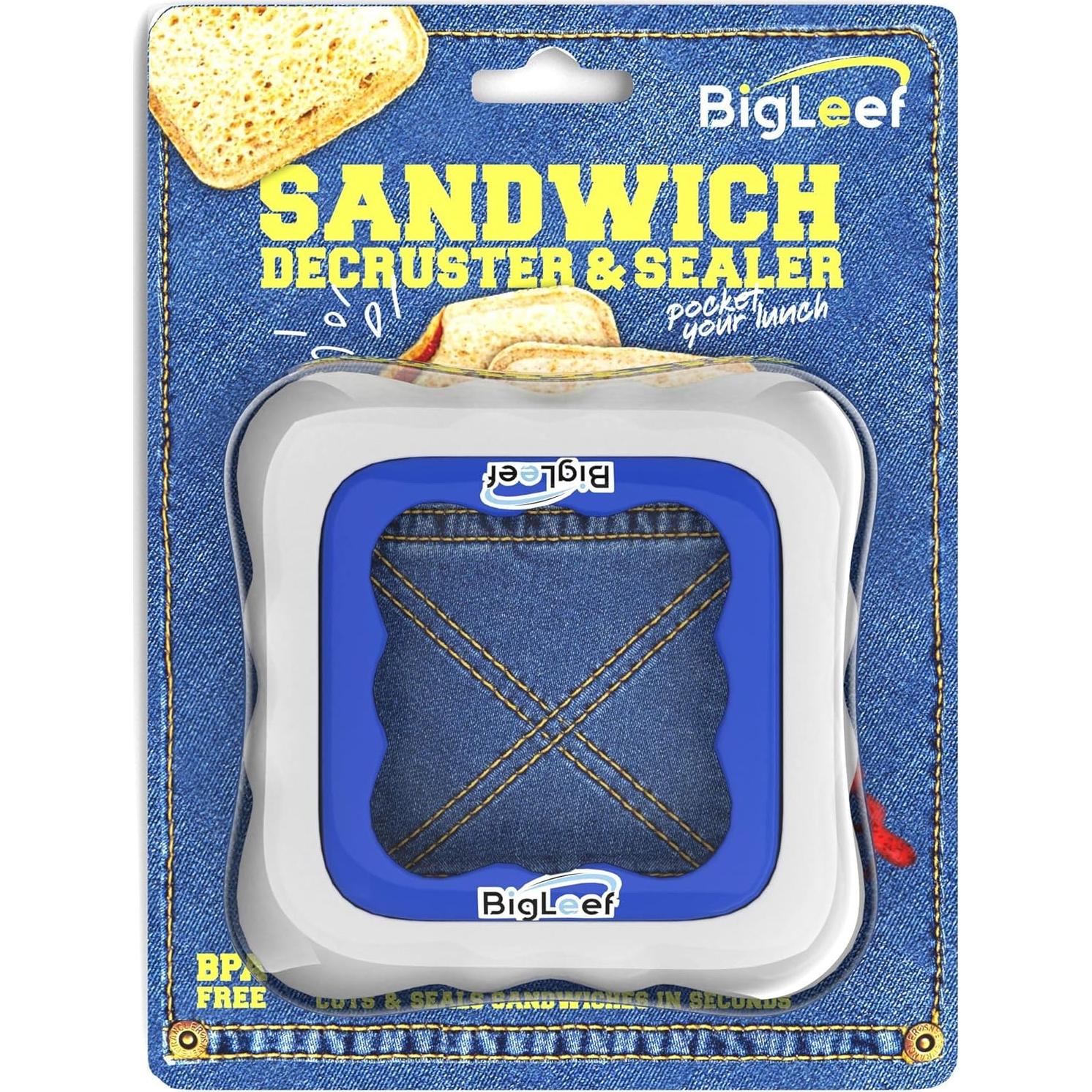 Cortador y Sellador de Sándwich BigLeef 8.89cm Libre de BPA