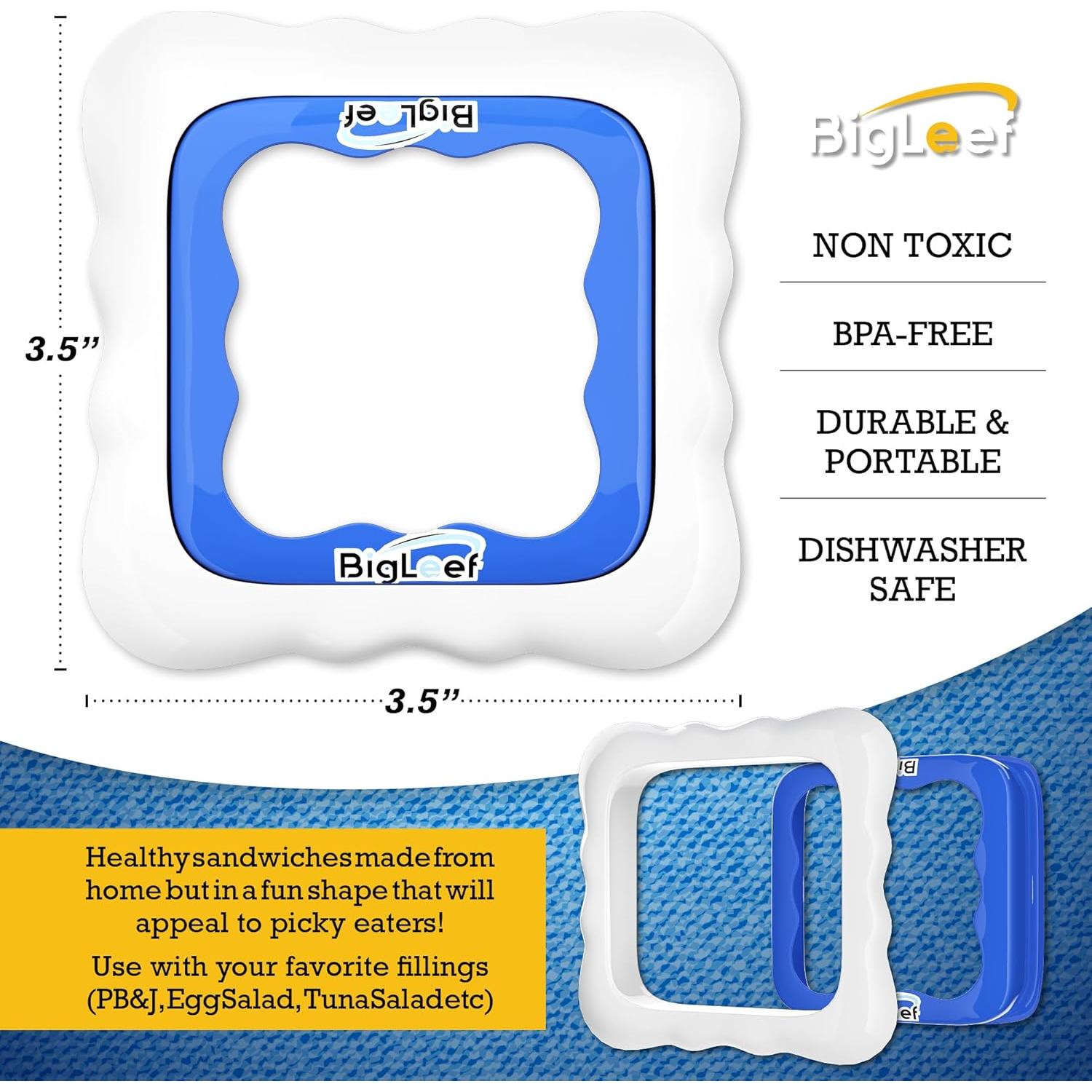 Cortador y Sellador de Sándwich BigLeef 8.89cm Libre de BPA