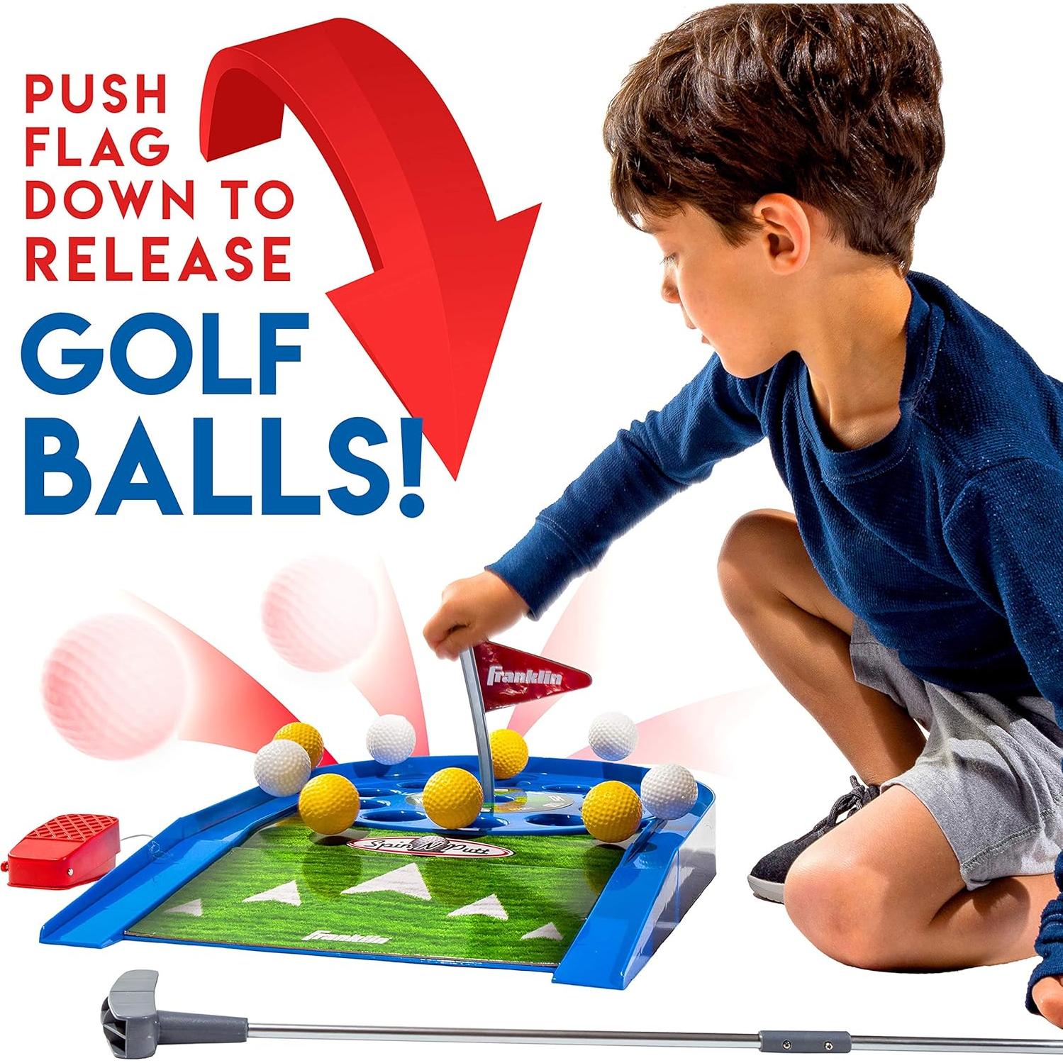 Juego de Mini Golf Franklin Sports - Spin n' Putt para Niños