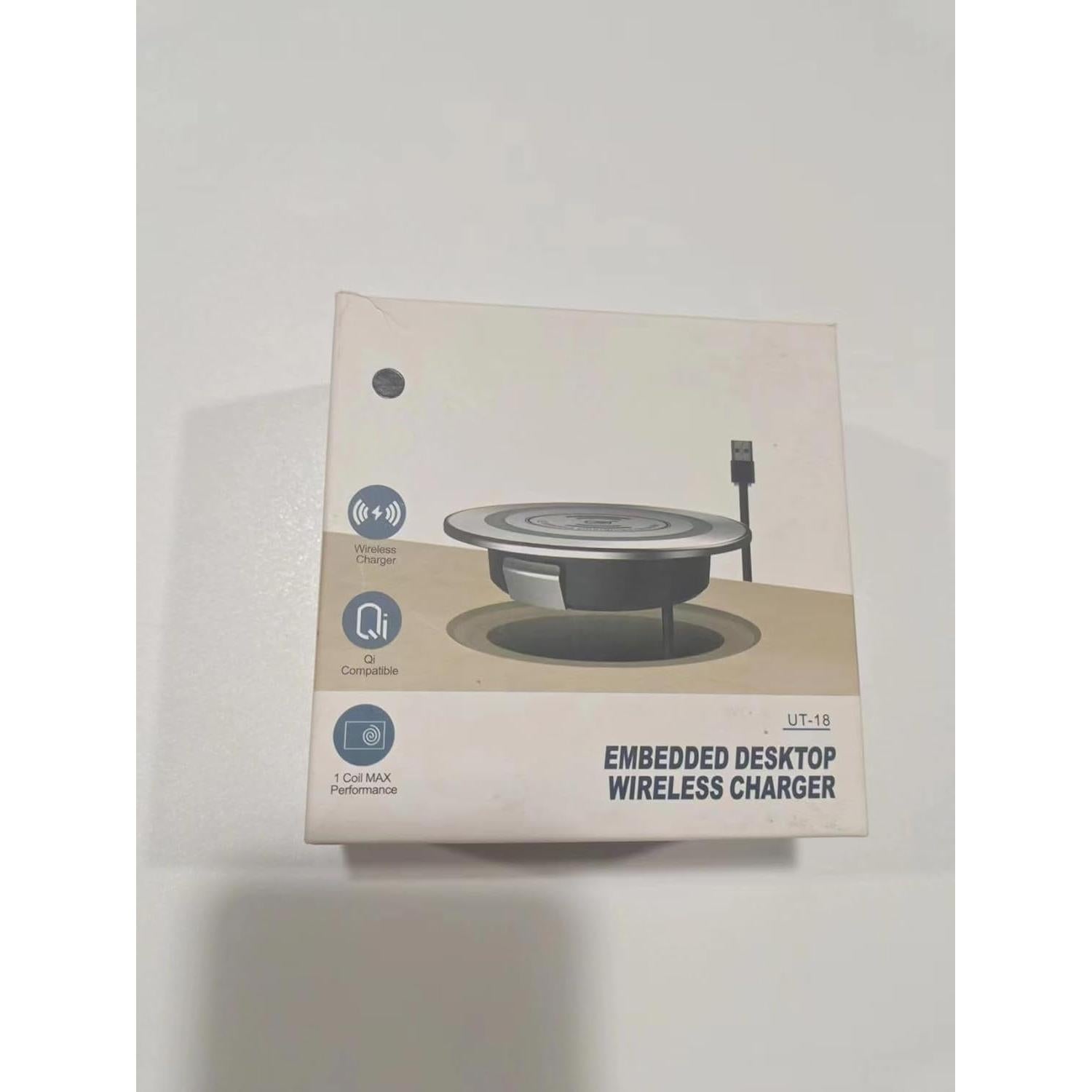 Cargador Inalámbrico de Escritorio JE Hacerlo Simple 15W Negro