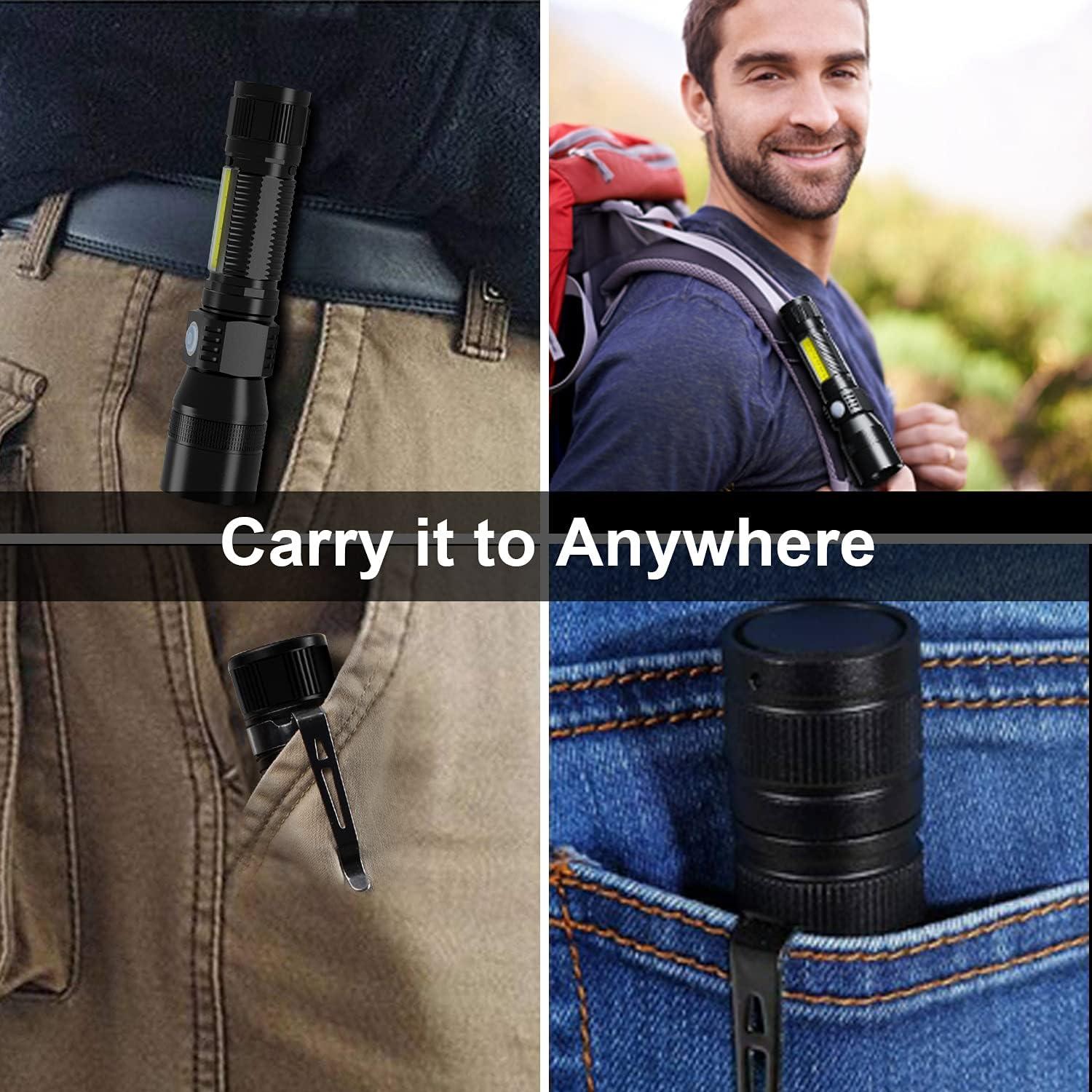 Linterna LED iToncs 1200 Lúmenes UV 3 en 1 Impermeable