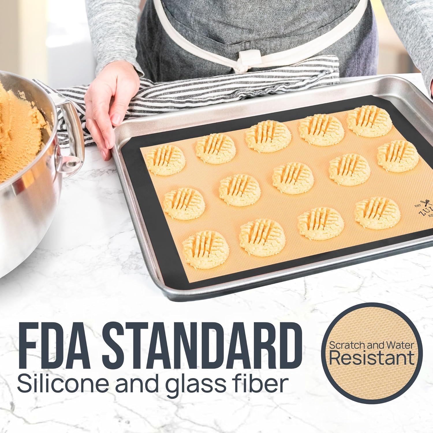 Tapetes de Silicona para Hornear Zulay Kitchen 2-Pack 41.9x29.5cm