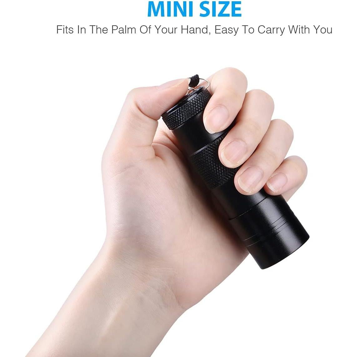 Linterna UV SLTG2020 12 LED Luz Negra 395 nm Compacta