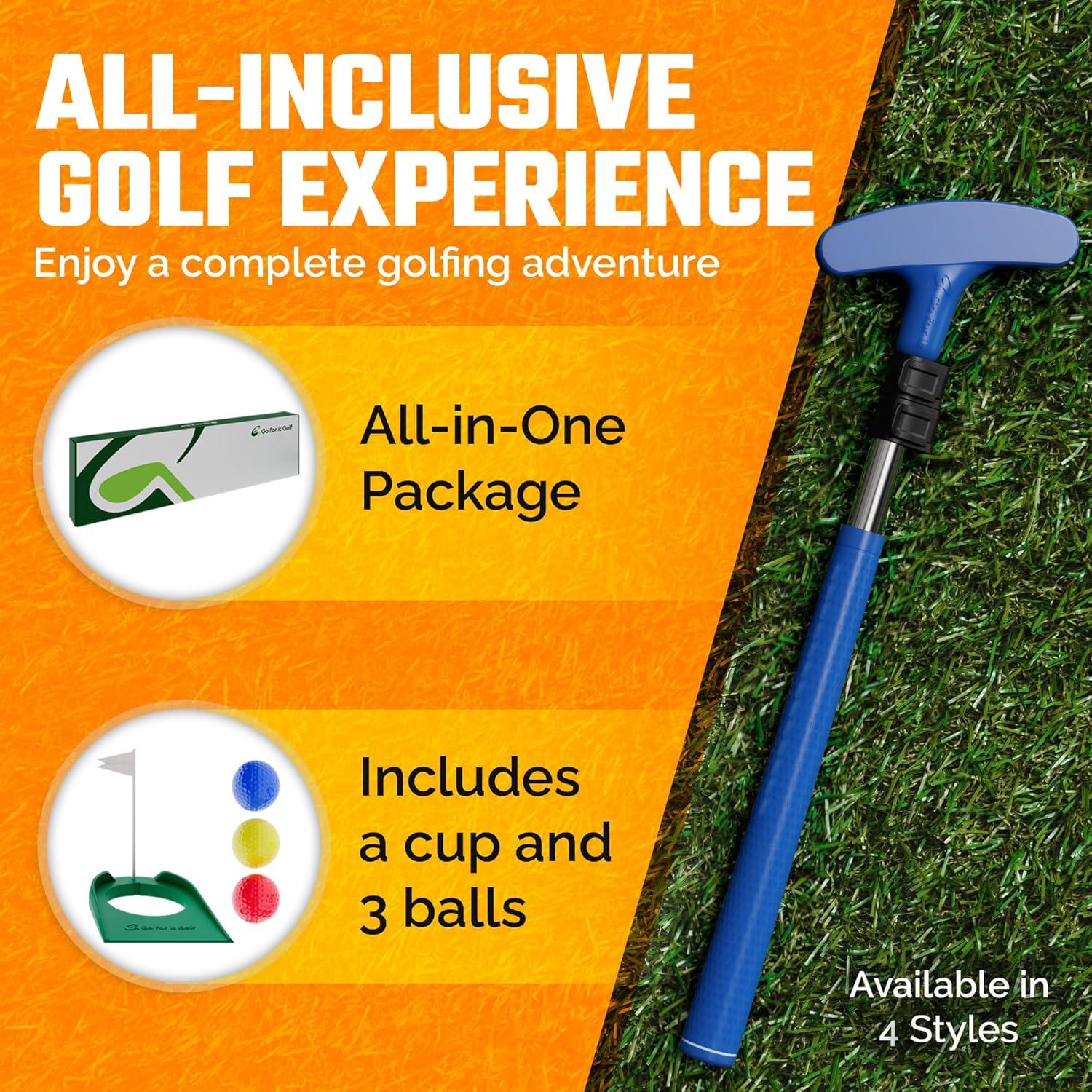 Putter Ajustable Go For It Golf NewBlue para Niños