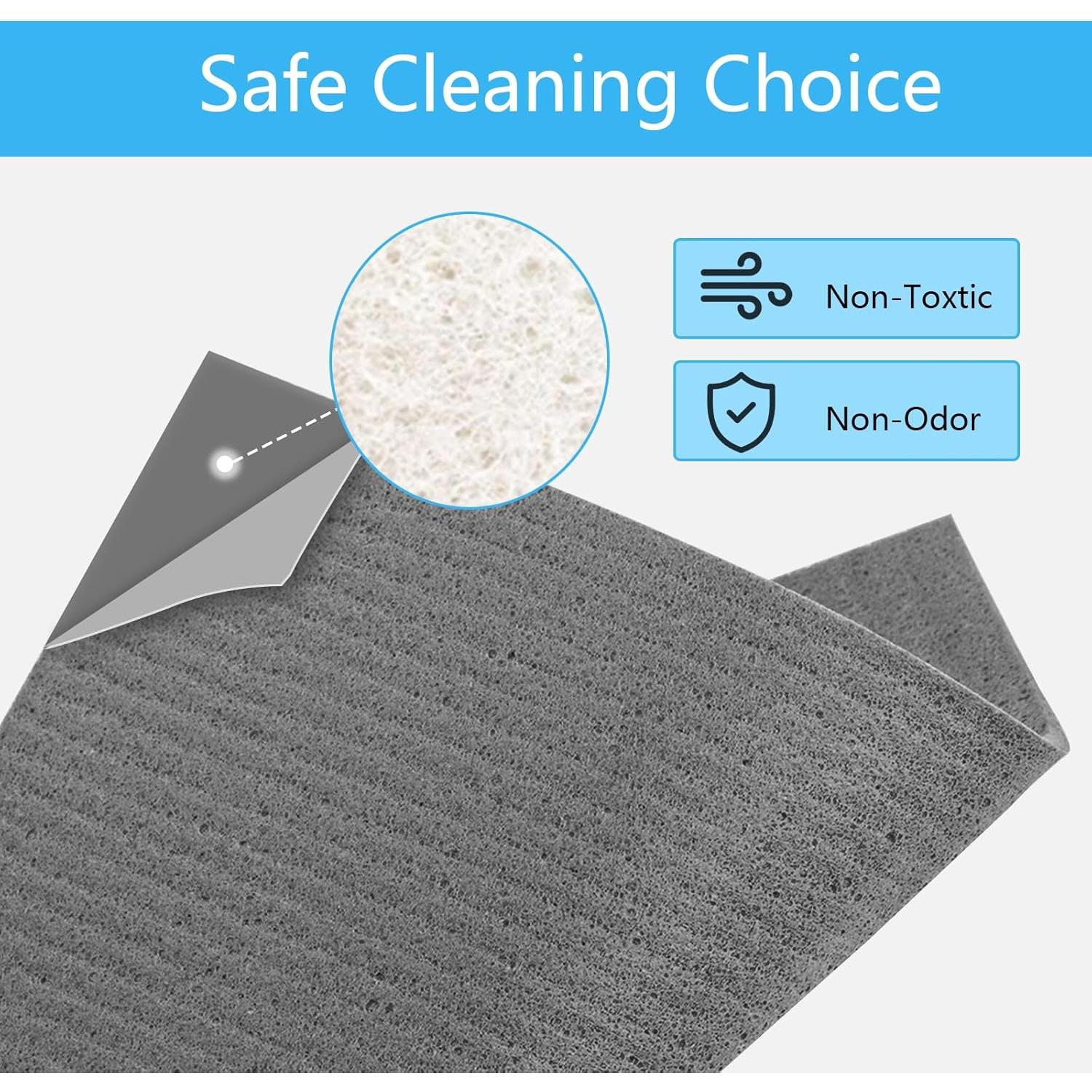 Paños de Cocina Reutilizables HOMEXCEL 10 Pack Gris Absorbentes