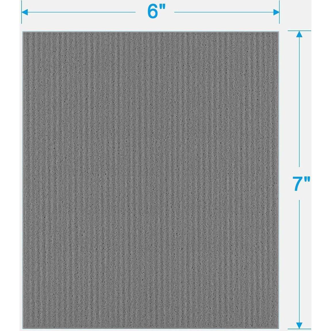 Paños de Cocina Reutilizables HOMEXCEL 10 Pack Gris Absorbentes