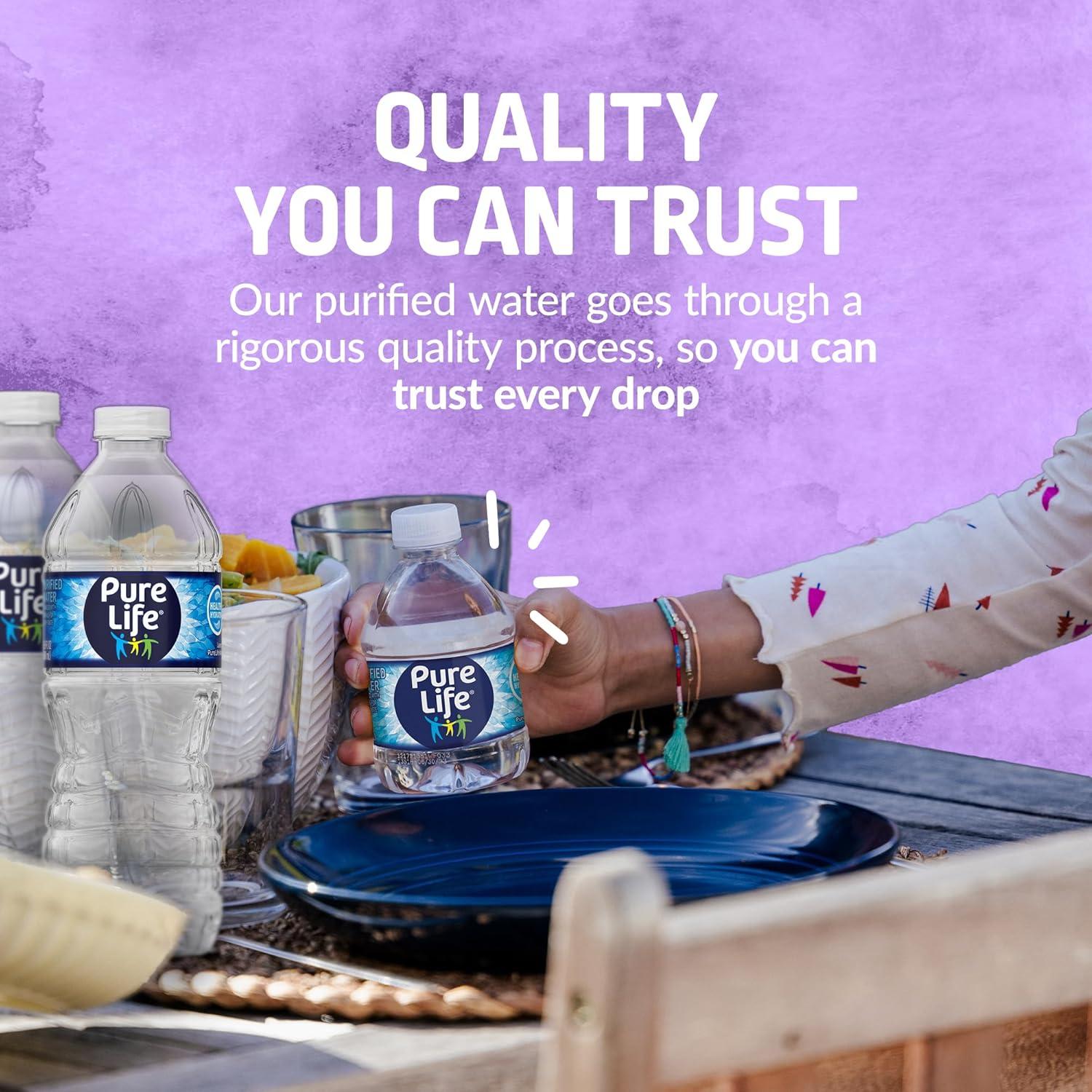 Agua Purificada Pure Life 24 Botellas 240 ml Sabor Fresco