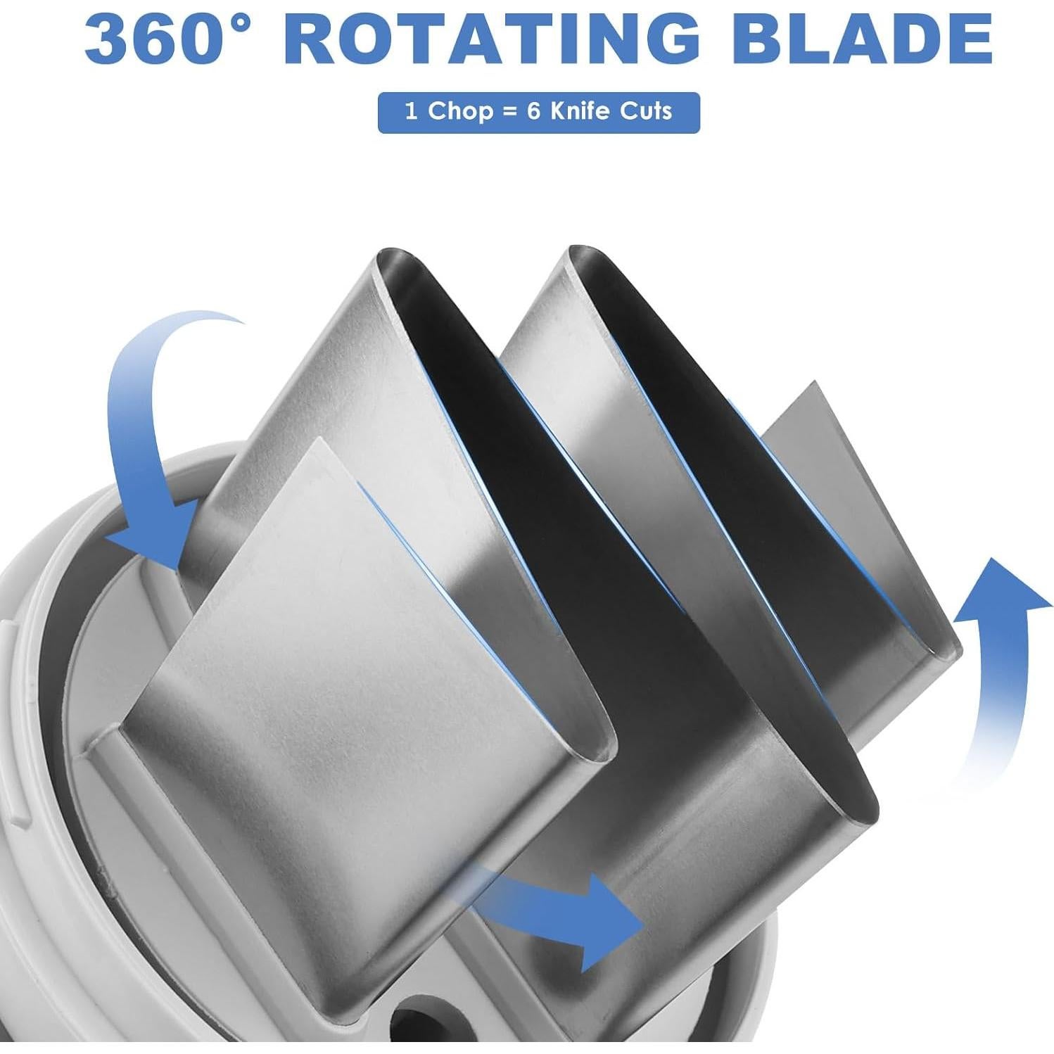 Picador Manual de Verduras Mttobo - Acero Inoxidable, Apto Lavavajillas