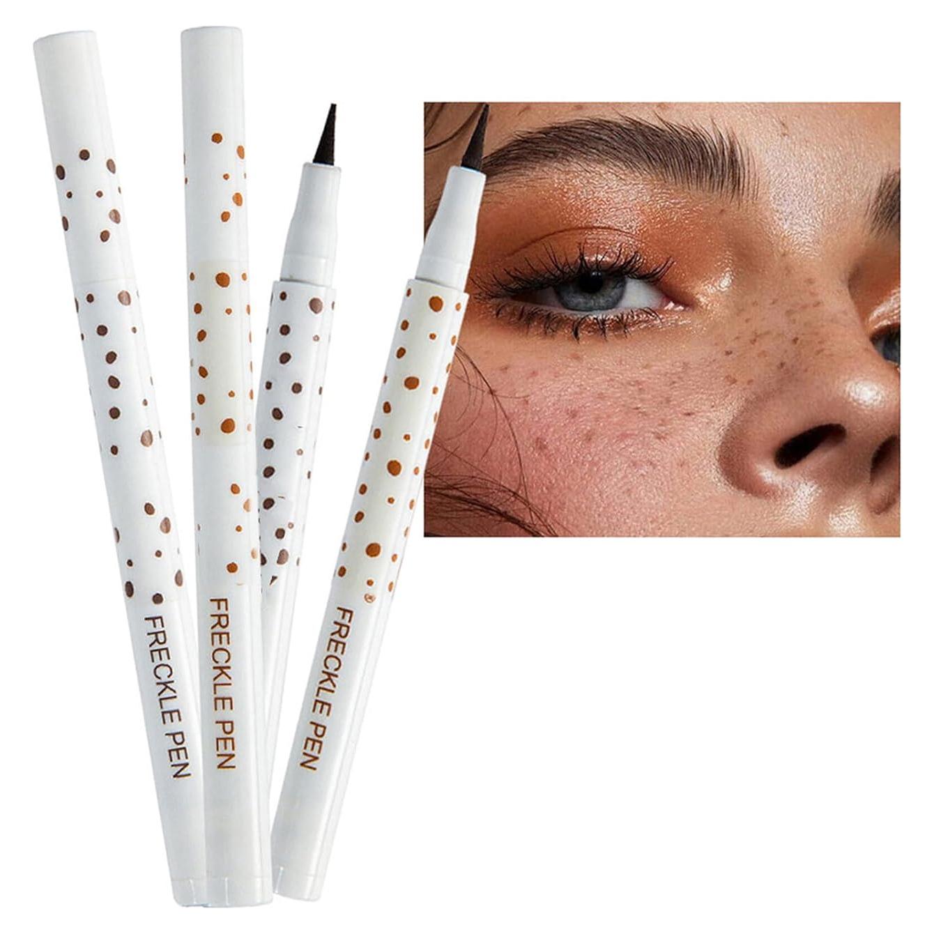 Lápiz de Pecas Melsintern Marrón Claro - Maquillaje Natural Impermeable