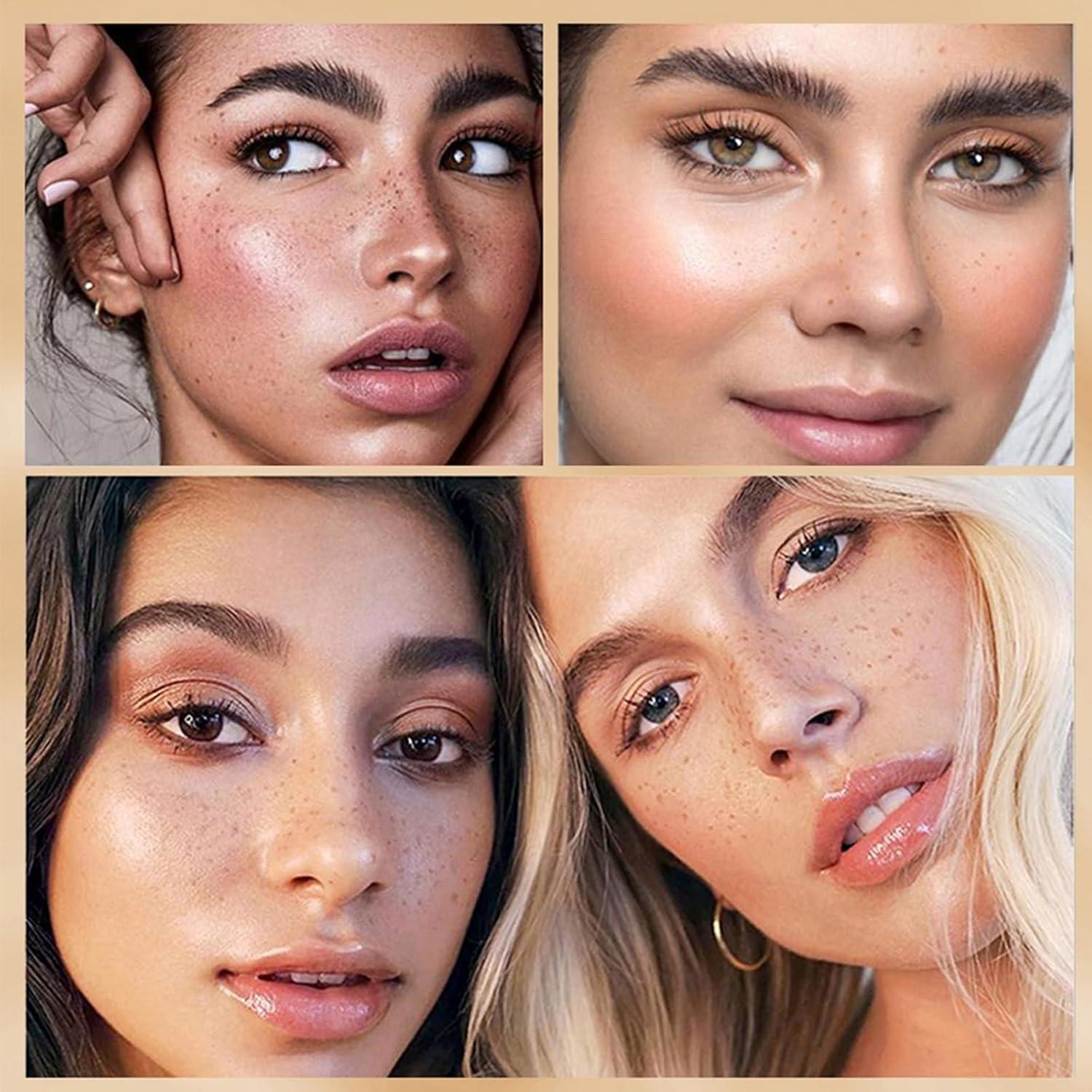 Lápiz de Pecas Melsintern Marrón Claro - Maquillaje Natural Impermeable