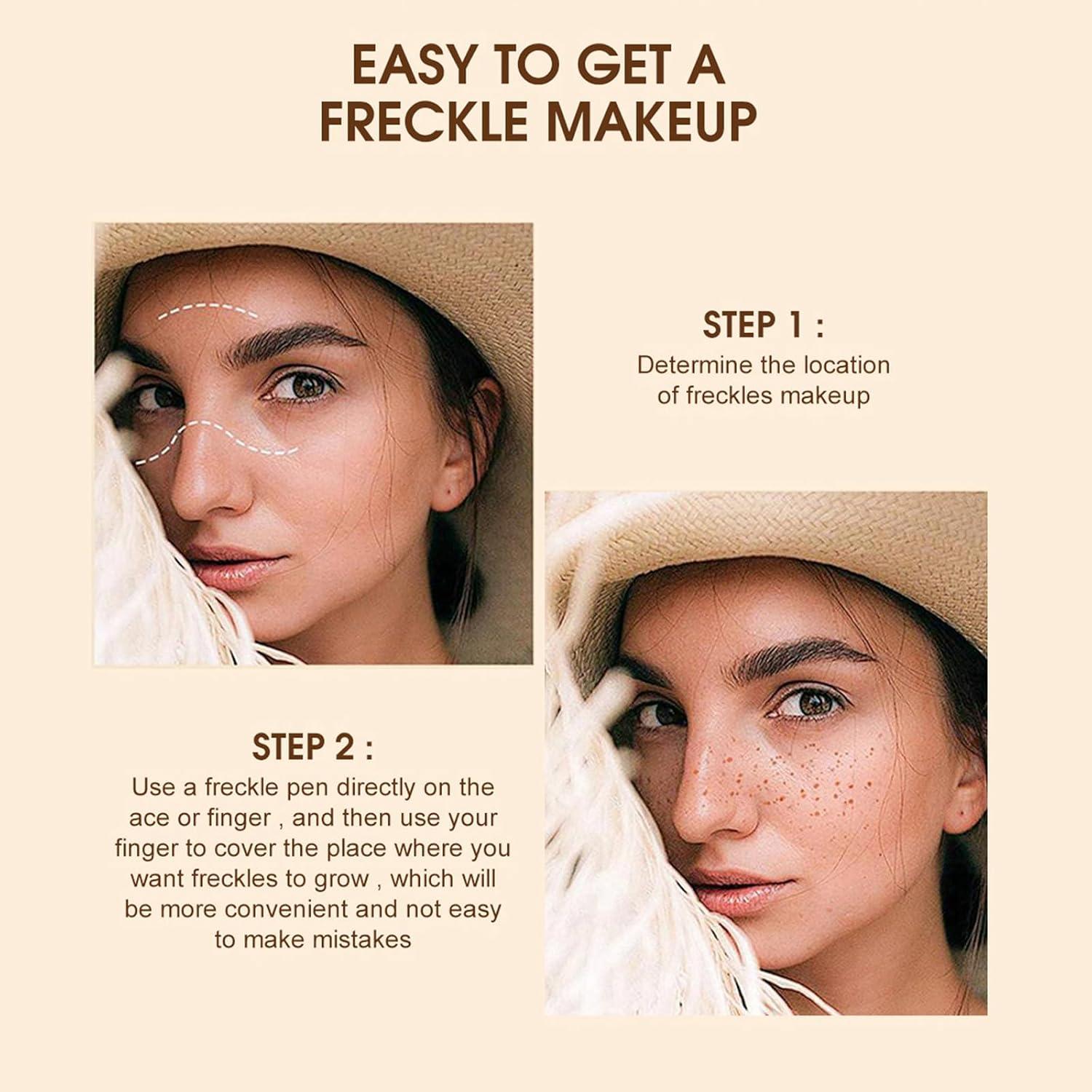 Lápiz de Pecas Melsintern Marrón Claro - Maquillaje Natural Impermeable