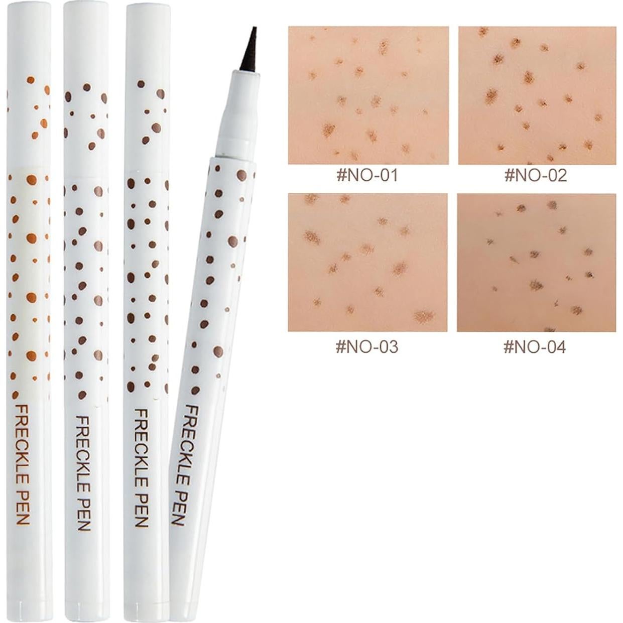 Lápiz de Pecas Melsintern Marrón Claro - Maquillaje Natural Impermeable