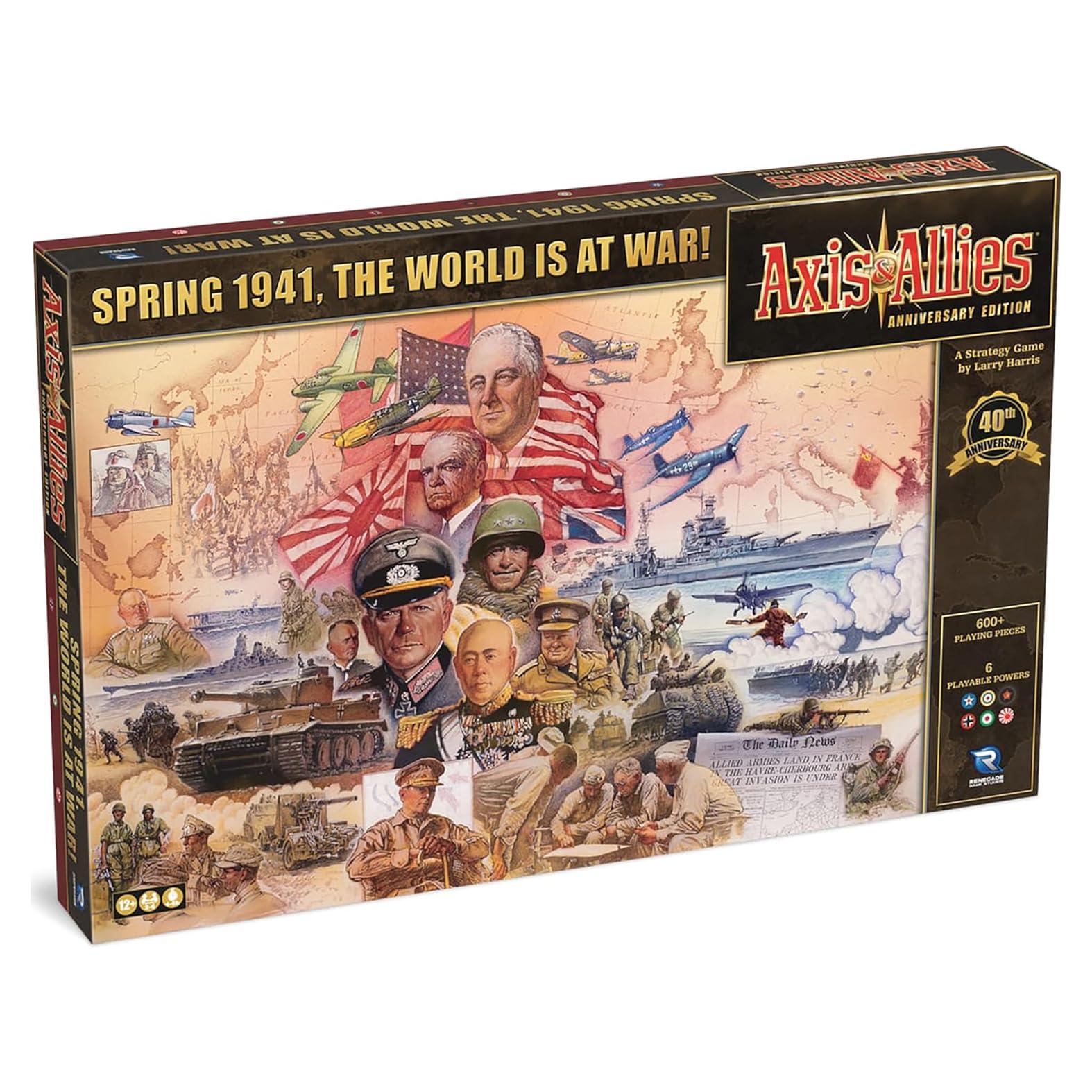 Axis & Allies Edición Aniversario - 2-6 Jugadores - Tablero 61x102 cm