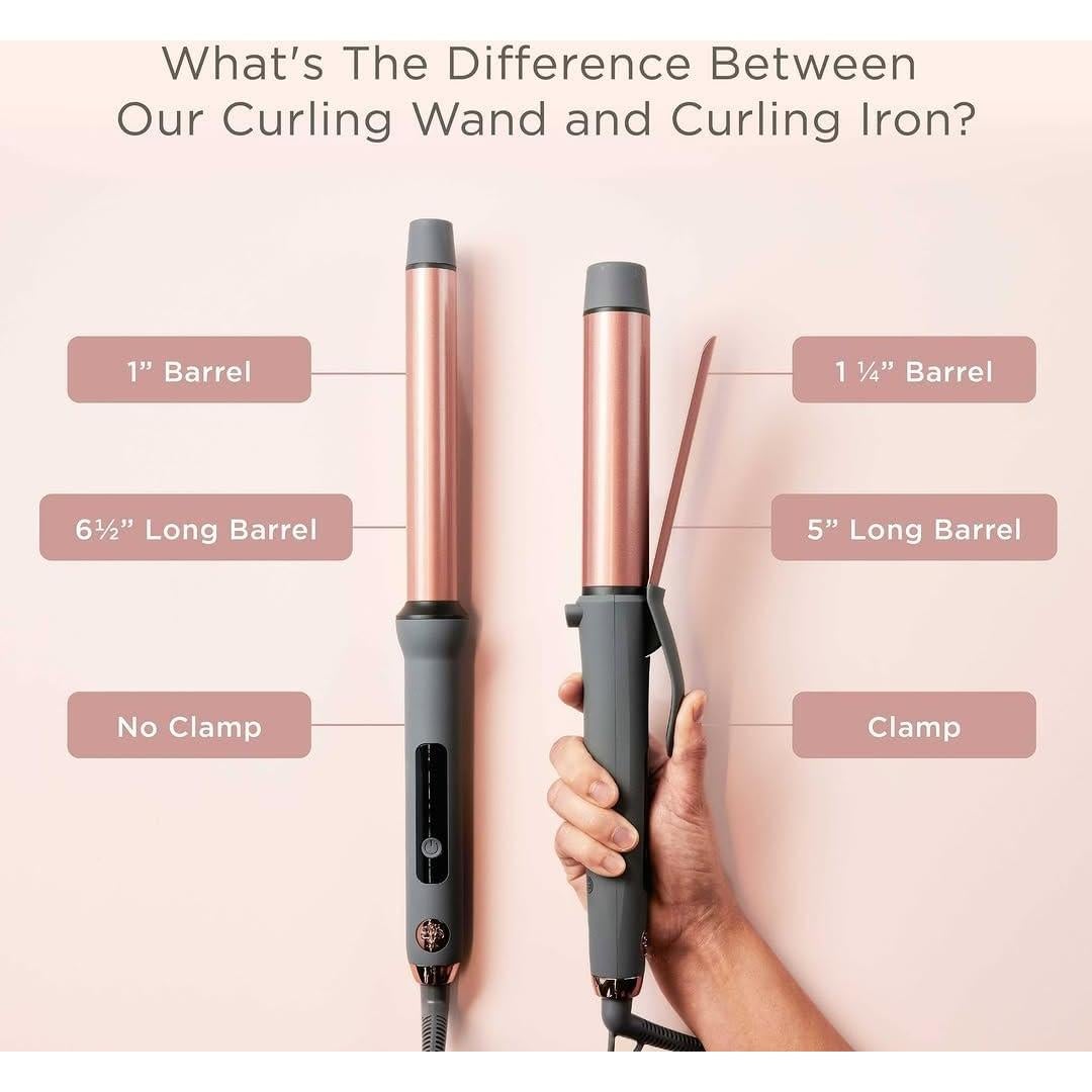 Plancha de Rizar Hairitage Curl Envy 1.25" Cerámica Turmalina