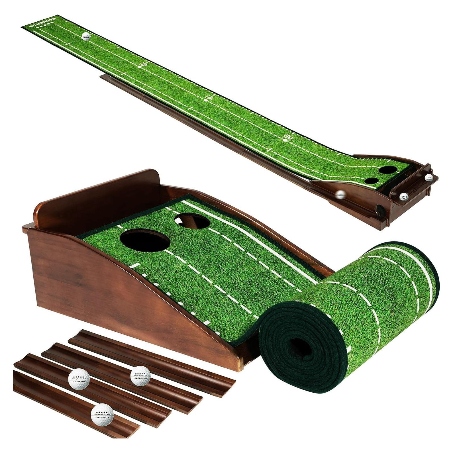 Alfombra de Putting Dachenus 2 Huecos 30x305 cm con Devolución