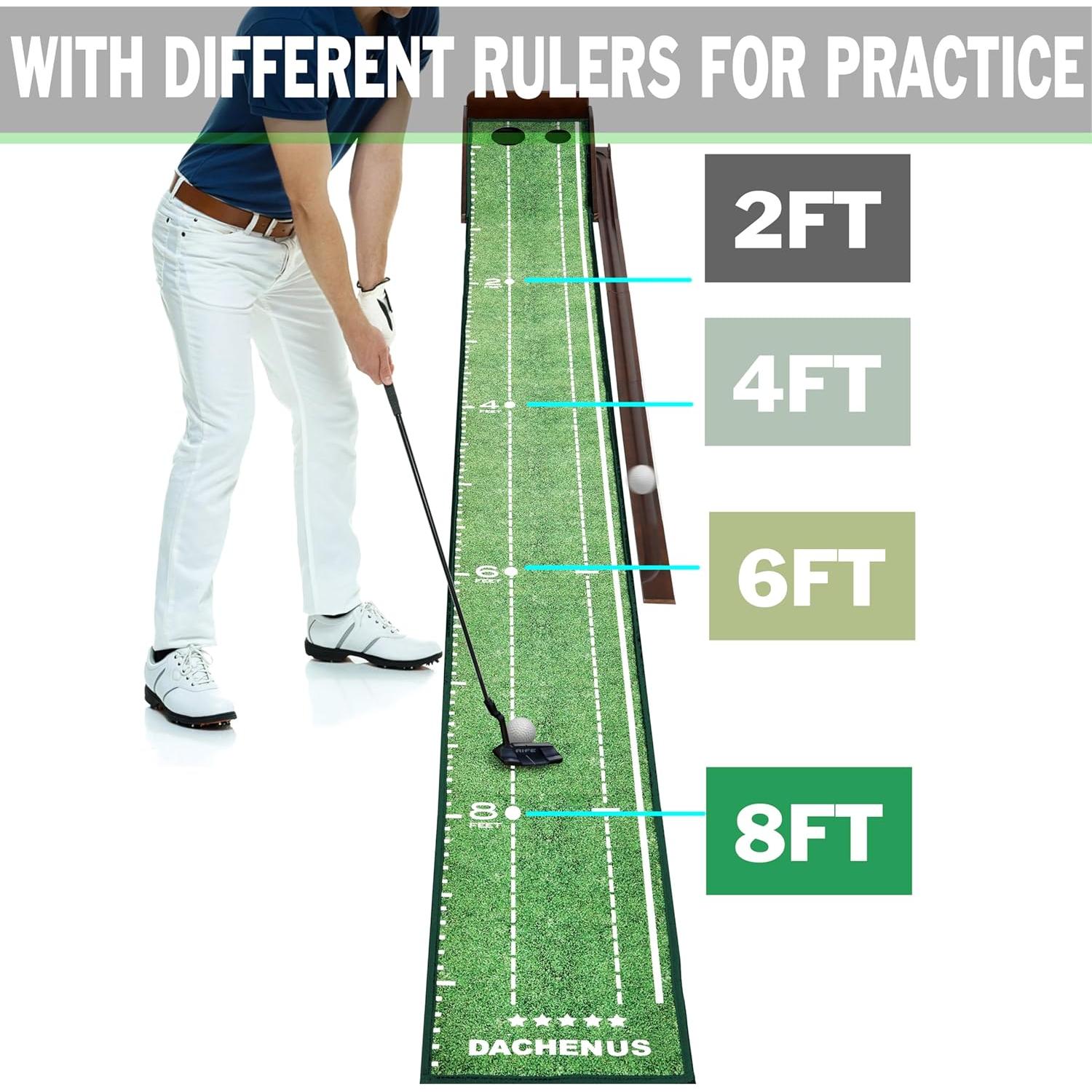 Alfombra de Putting Dachenus 2 Huecos 30x305 cm con Devolución