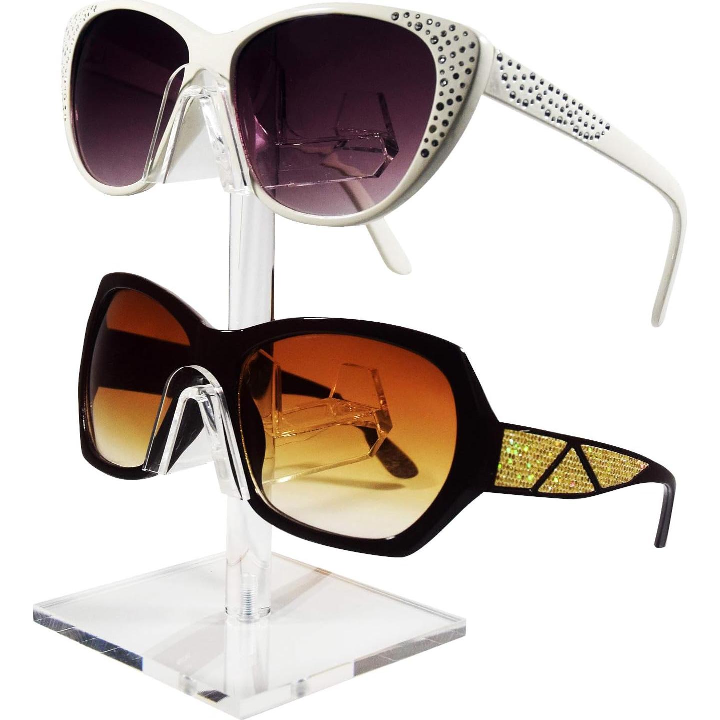 Soporte de Gafas de Acrílico Premium Mooca - 2 Piezas