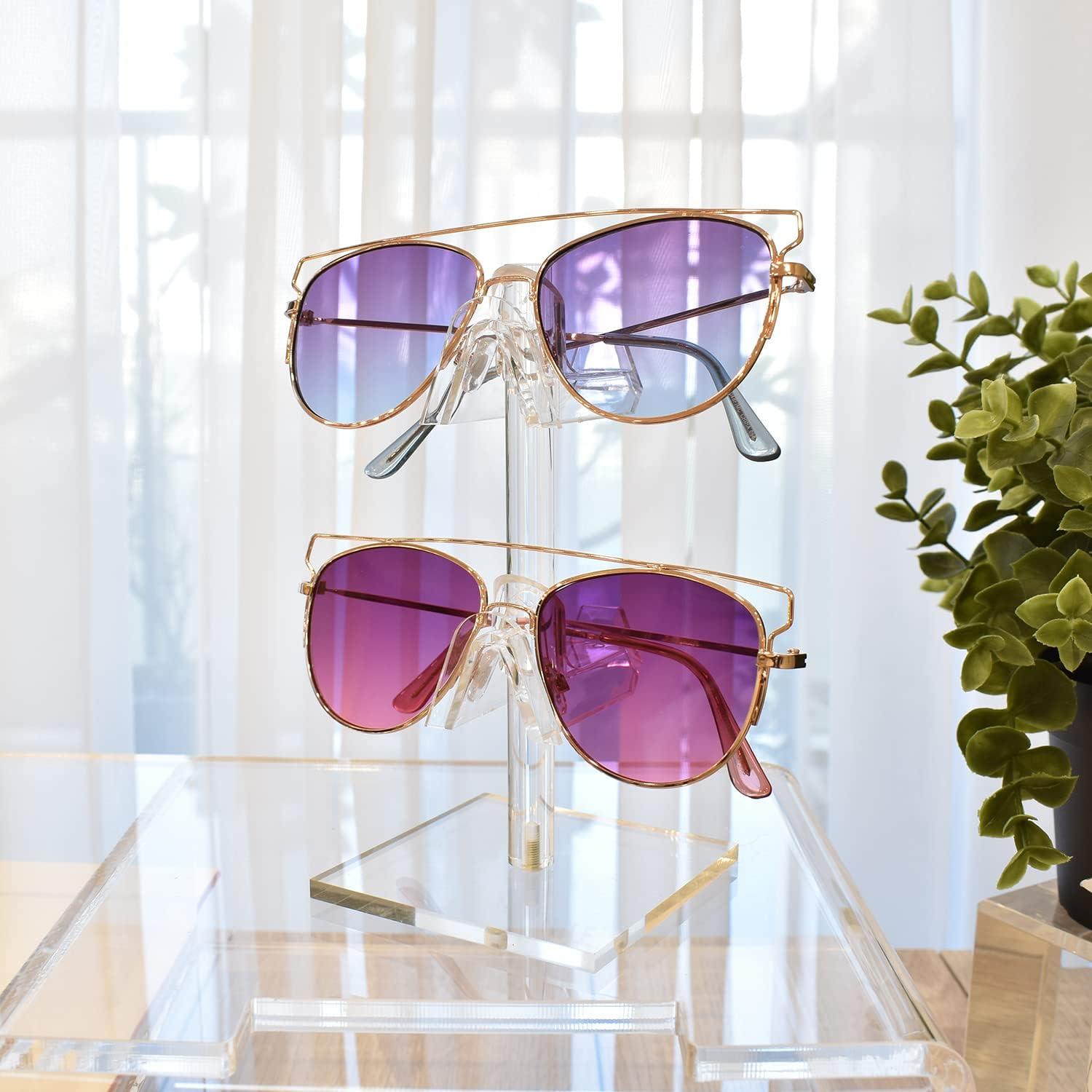 Soporte de Gafas de Acrílico Premium Mooca - 2 Piezas