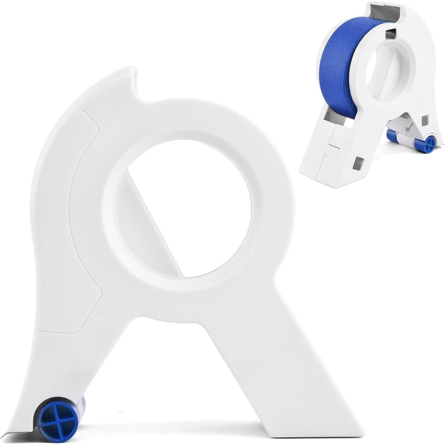 Dispensador de Cinta Enmascaradora QKDS Blanco 20m Portátil