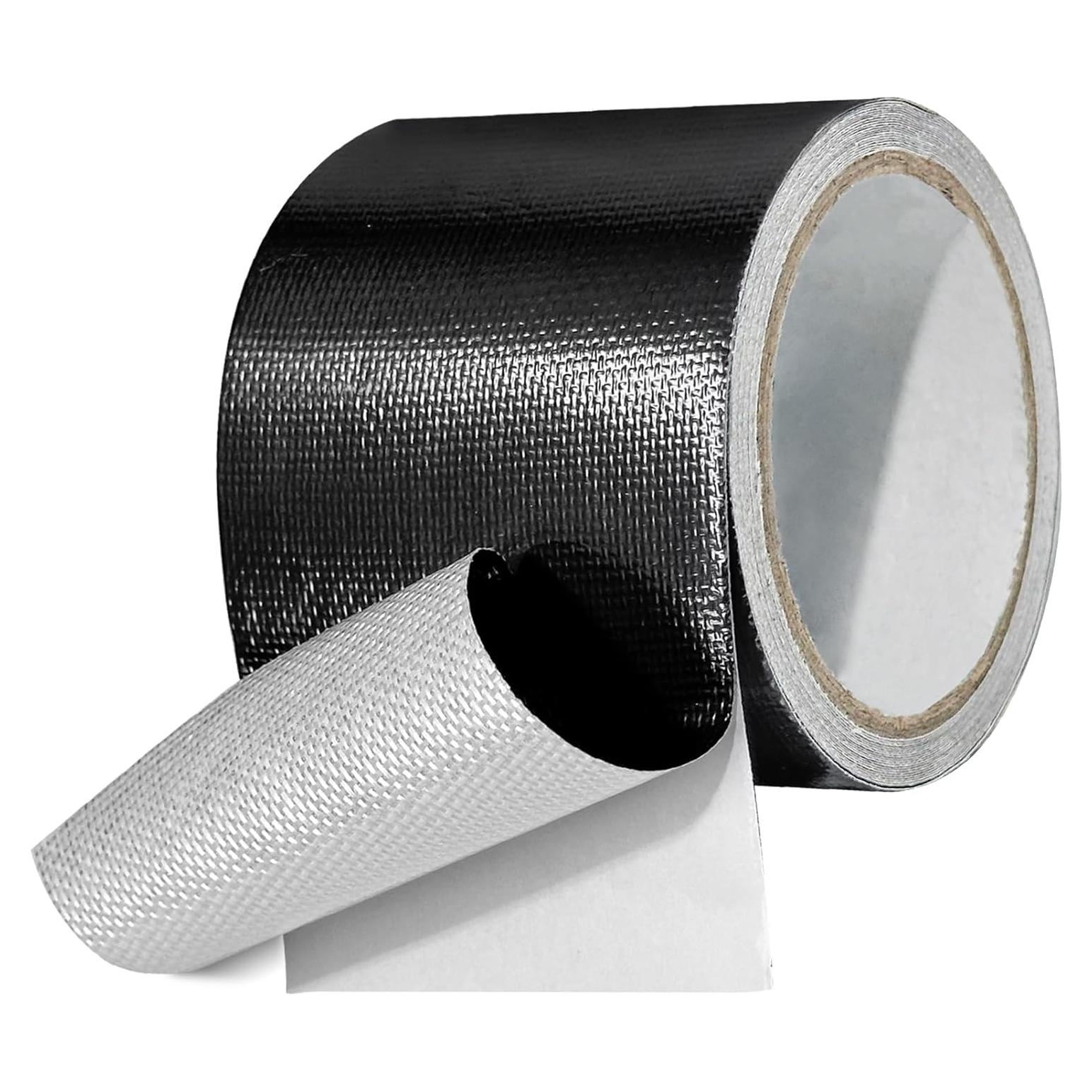 Cinta de Reparación Impermeable Tikfoam 7.62m x 7.62cm Negra