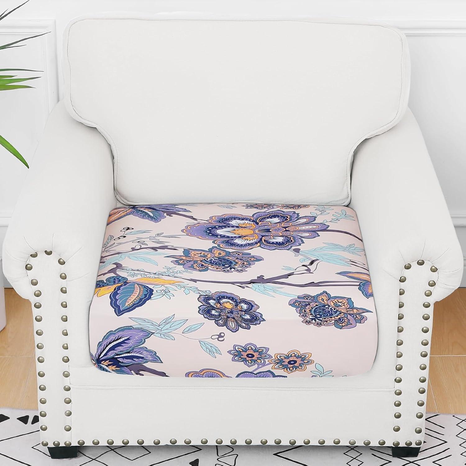 Fundas de Cojín Sofá Smiry Beige, Lavables y Antideslizantes