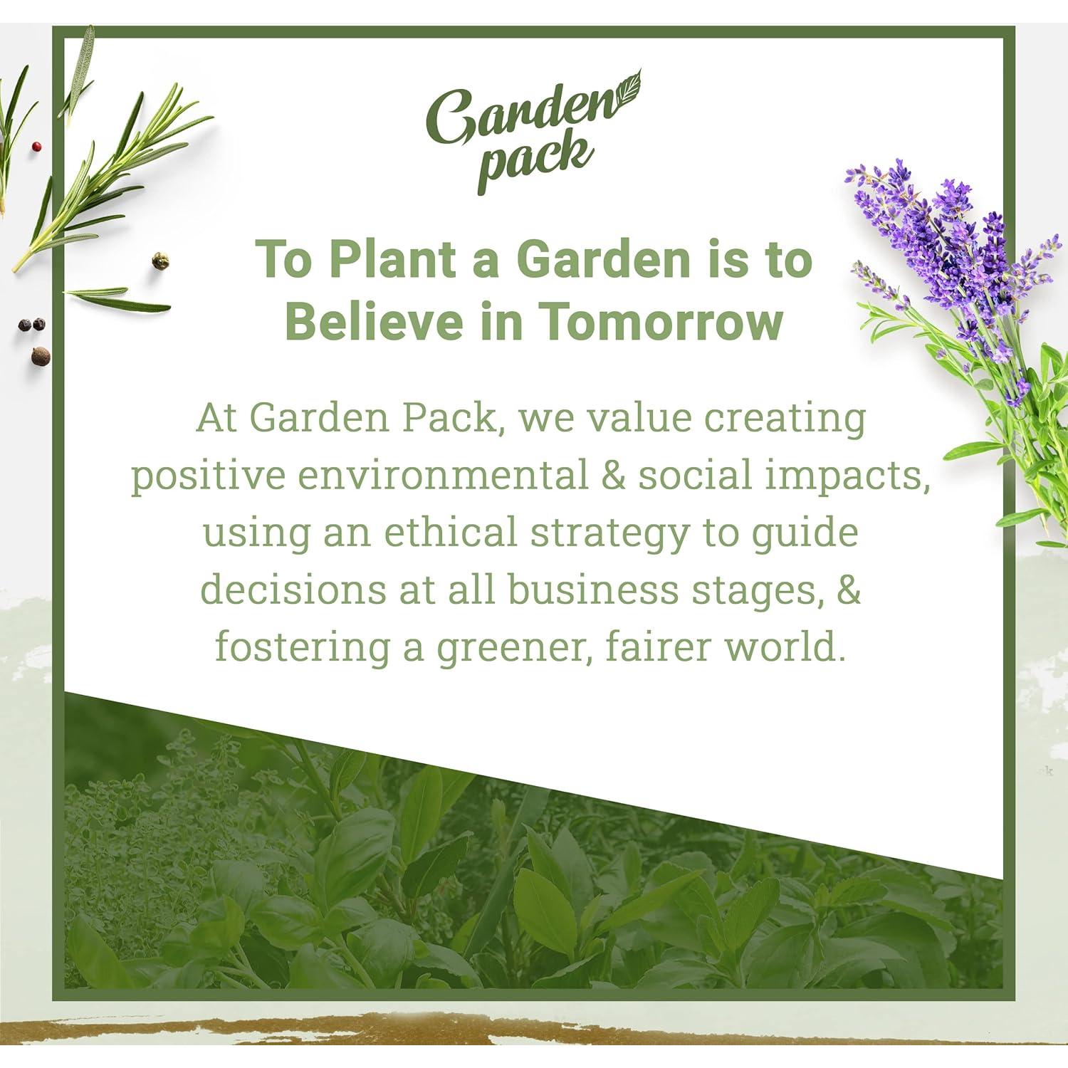 Kit de Jardinería Garden Pack - 75 Semillas de Flores y Verduras