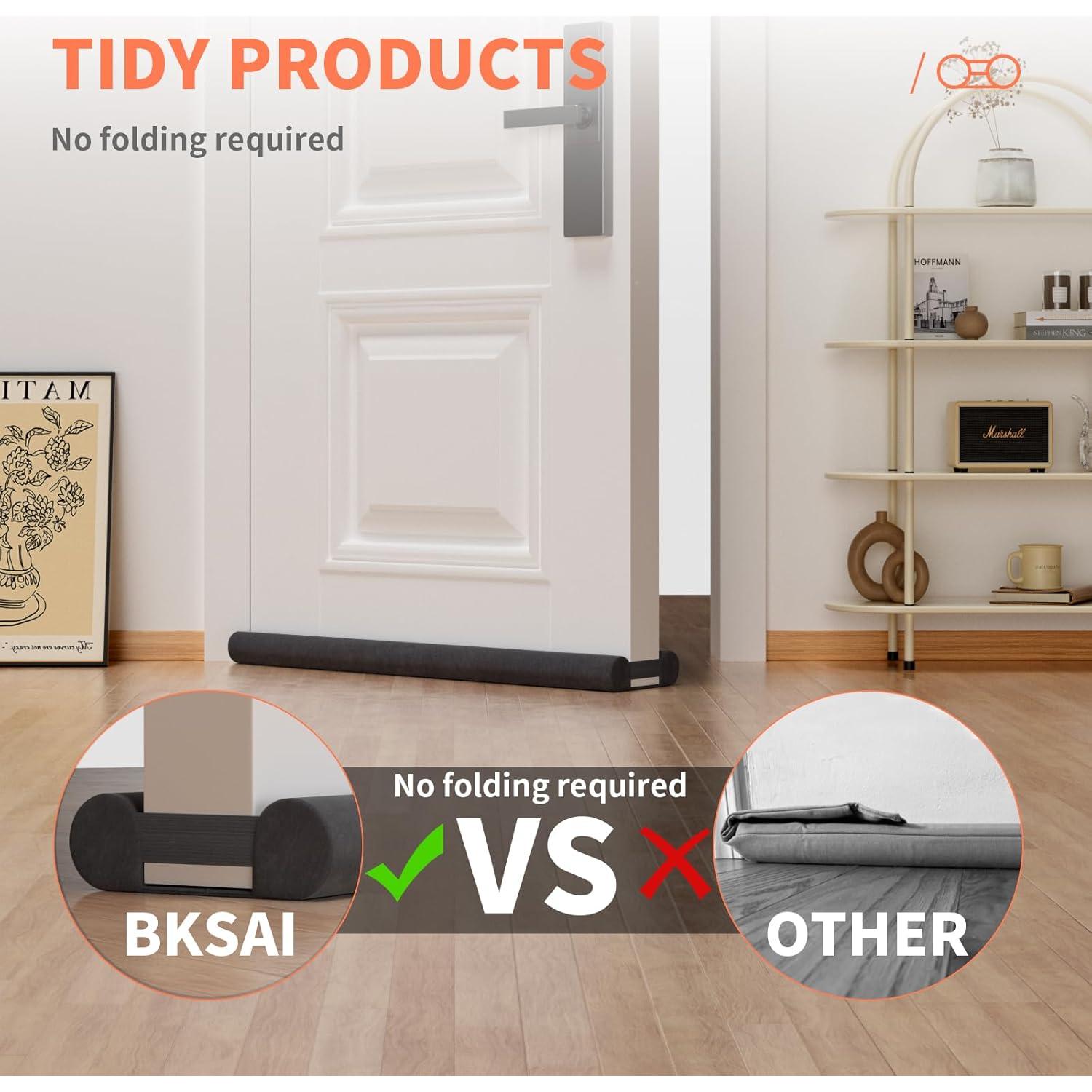 Tapón de Draft BKSAI 71-81cm Negro Aislamiento Acústico