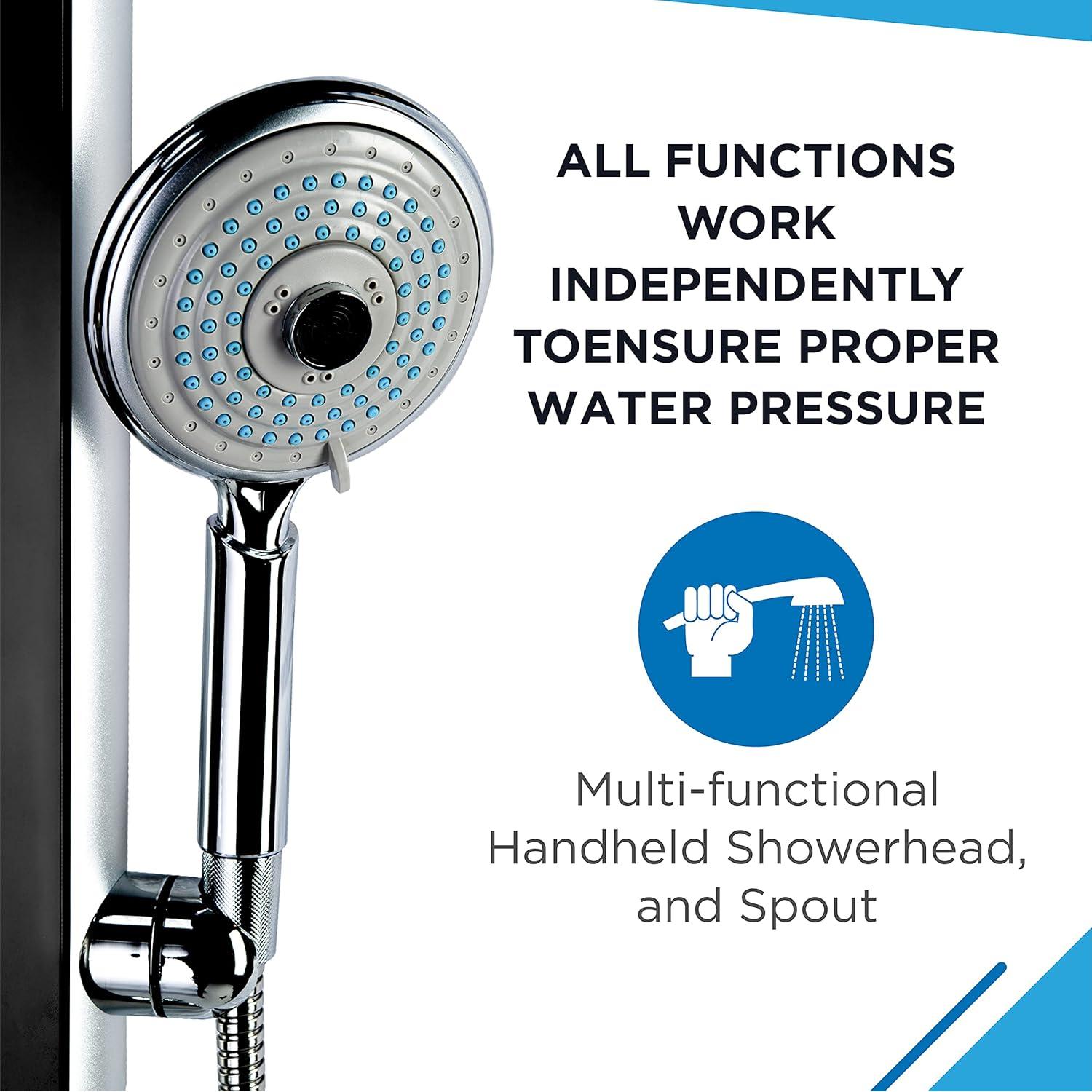 Sistema de Ducha Blue Ocean SPA392B con 8 Jets y Pantalla LED