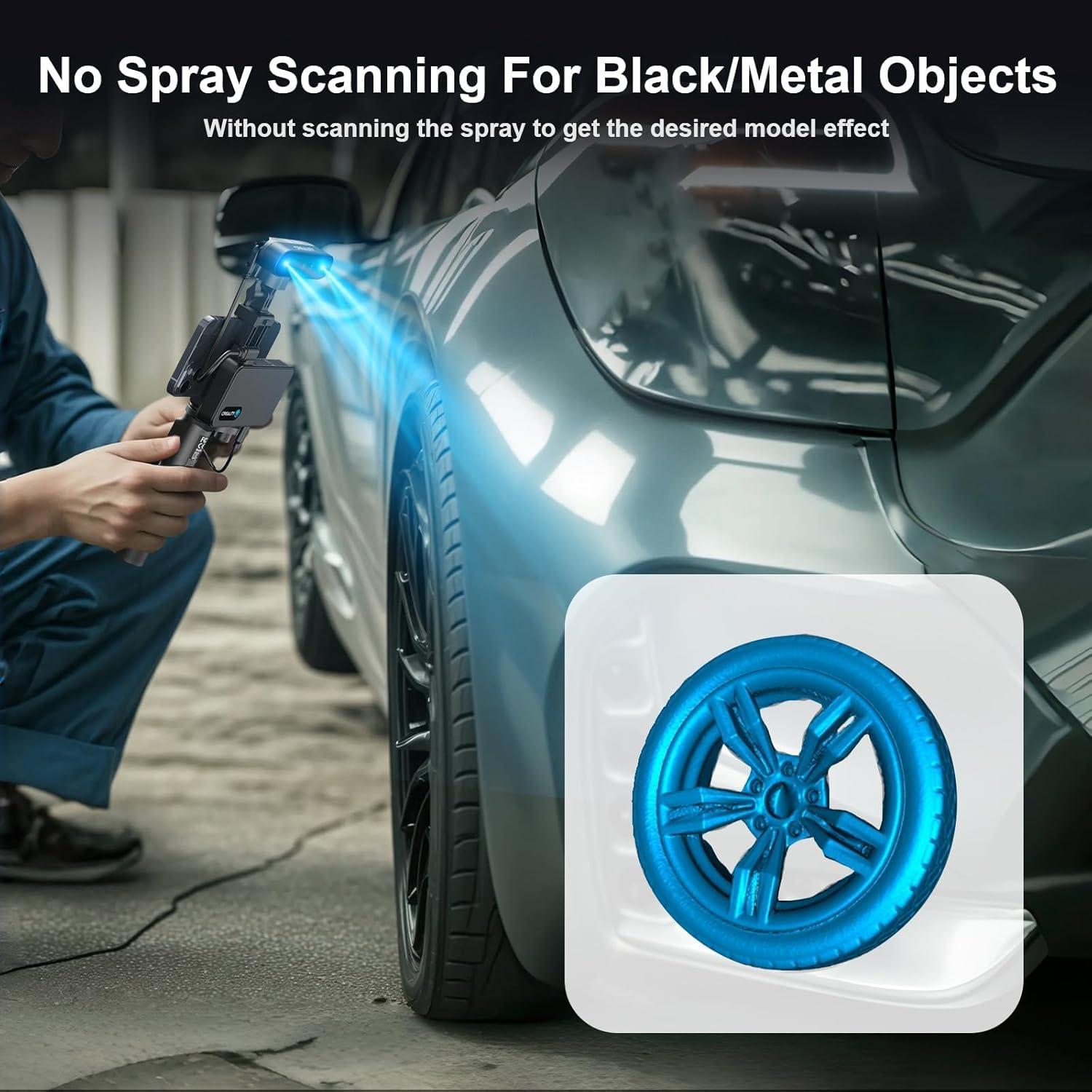 Creality CR-Scan Ferret Pro 3D Scanner for 3D Printing, Upgrade Wireless Handheld 3D Scanner with WiFi 6 Bridge, Anti-Shake Tracking, 30FPS Fast Full Color Scan, 0.1mm Accuracy for 3D Printer